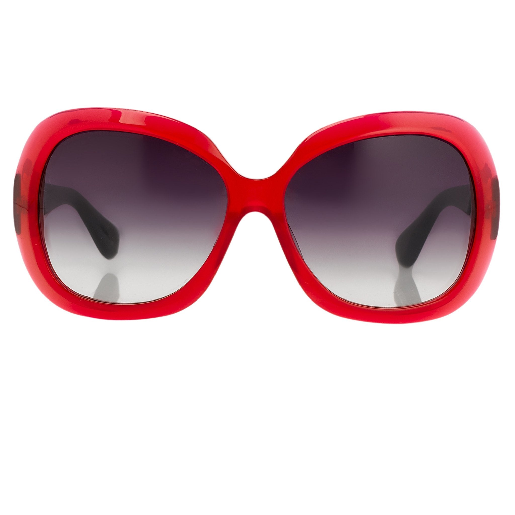 Rue De Mail Sunglasses Oversized Red and Grey-GR8 Sunglasses