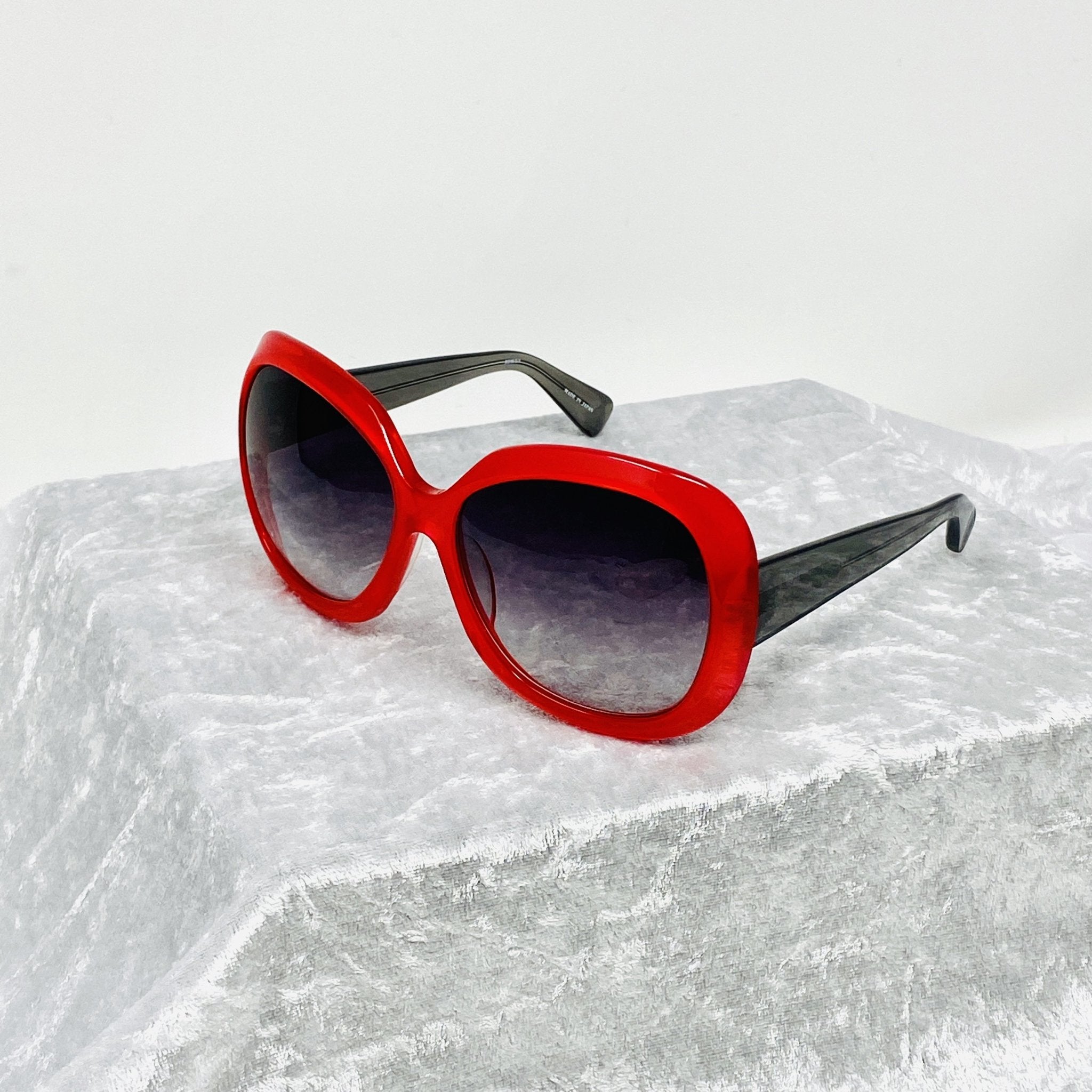 Rue De Mail Sunglasses Oversized Red and Grey-GR8 Sunglasses