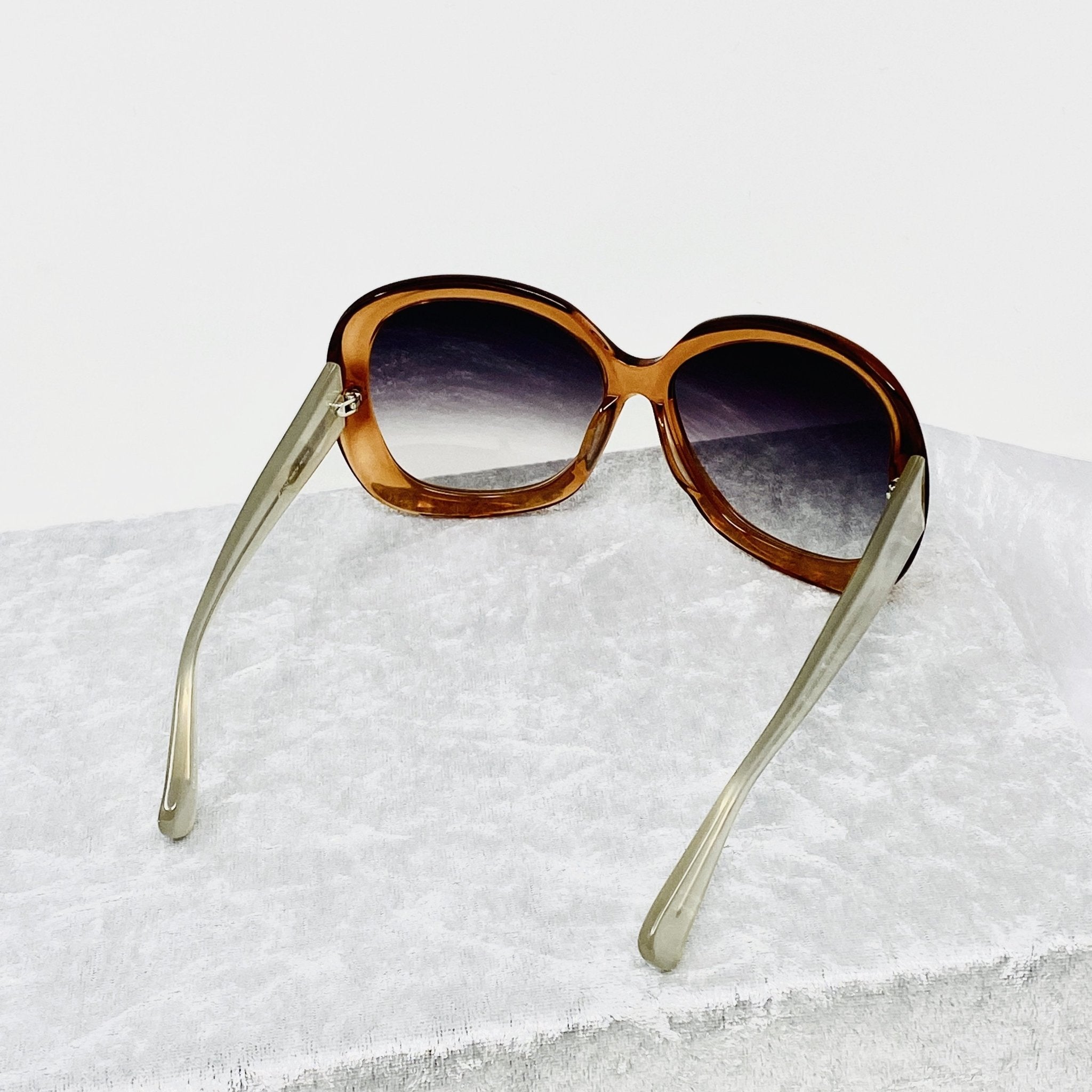Rue De Mail Sunglasses Oversized Terracotta and Grey-GR8 Sunglasses