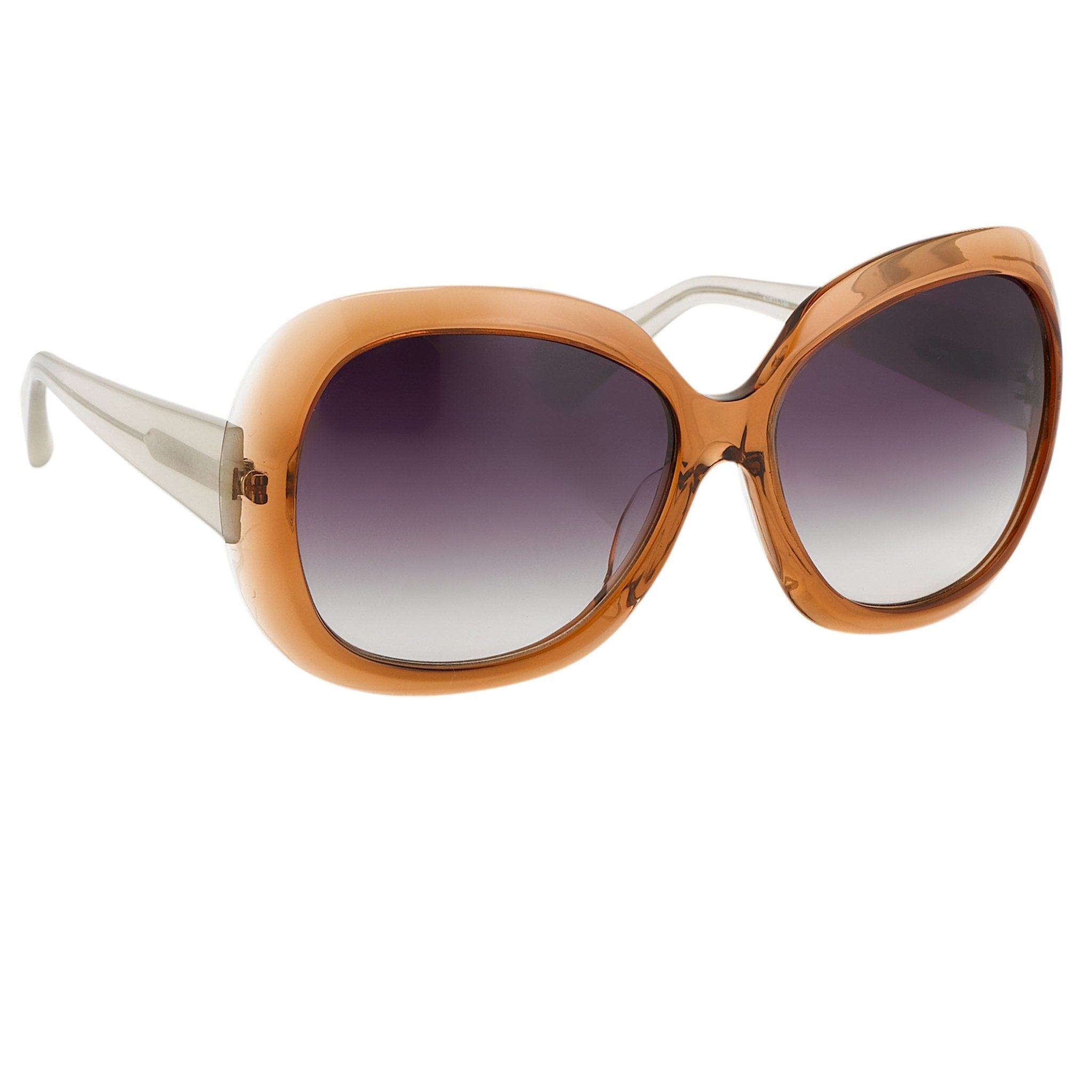 Rue De Mail Sunglasses Oversized Terracotta and Grey-GR8 Sunglasses