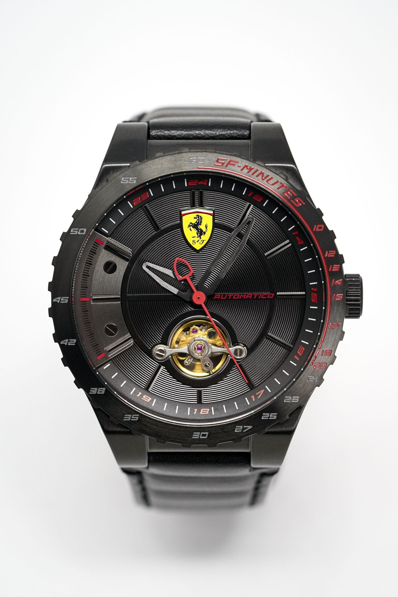 Scuderia Ferrari Automatic Watch Speciale Evo Black FE-083-0366-GR8 Sunglasses
