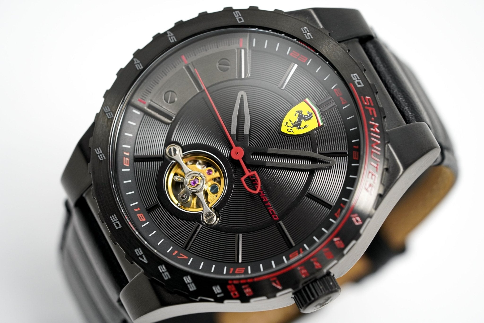 Scuderia Ferrari Automatic Watch Speciale Evo Black FE-083-0366-GR8 Sunglasses