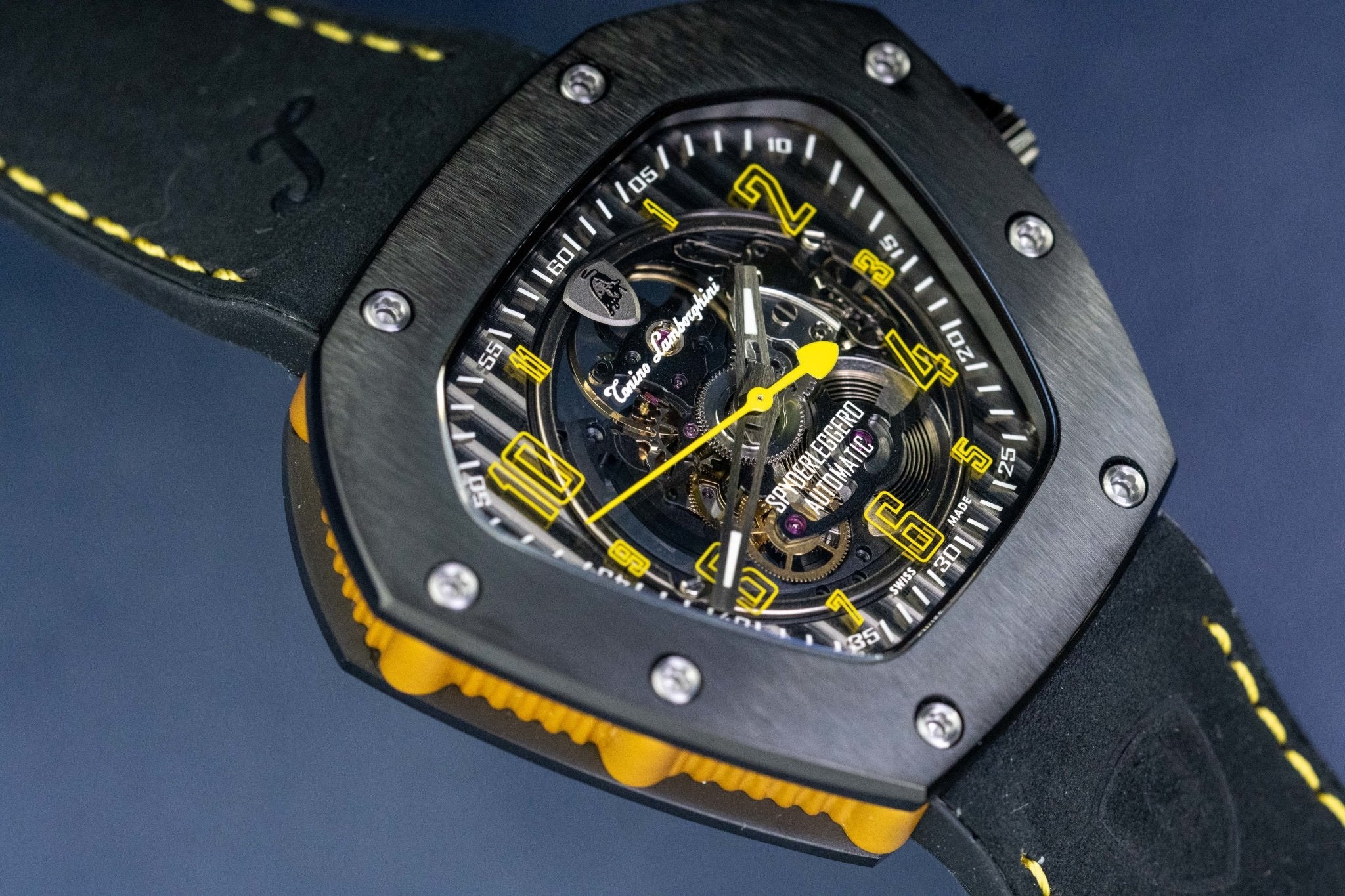 Tonino Lamborghini Spyderleggero Skeleton Watch Yellow TLF-T06-3-GR8 Sunglasses