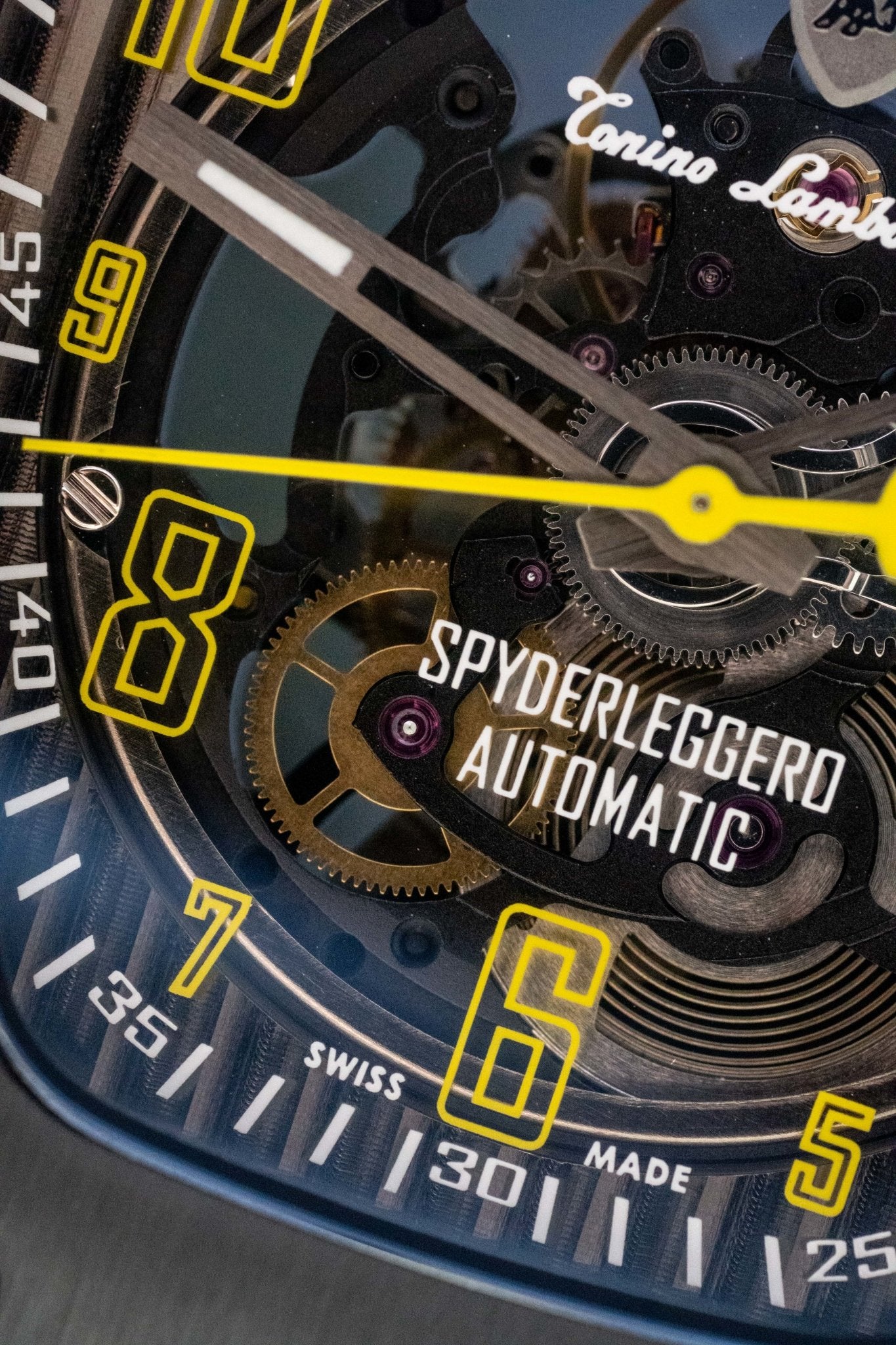 Tonino Lamborghini Spyderleggero Skeleton Watch Yellow TLF-T06-3-GR8 Sunglasses