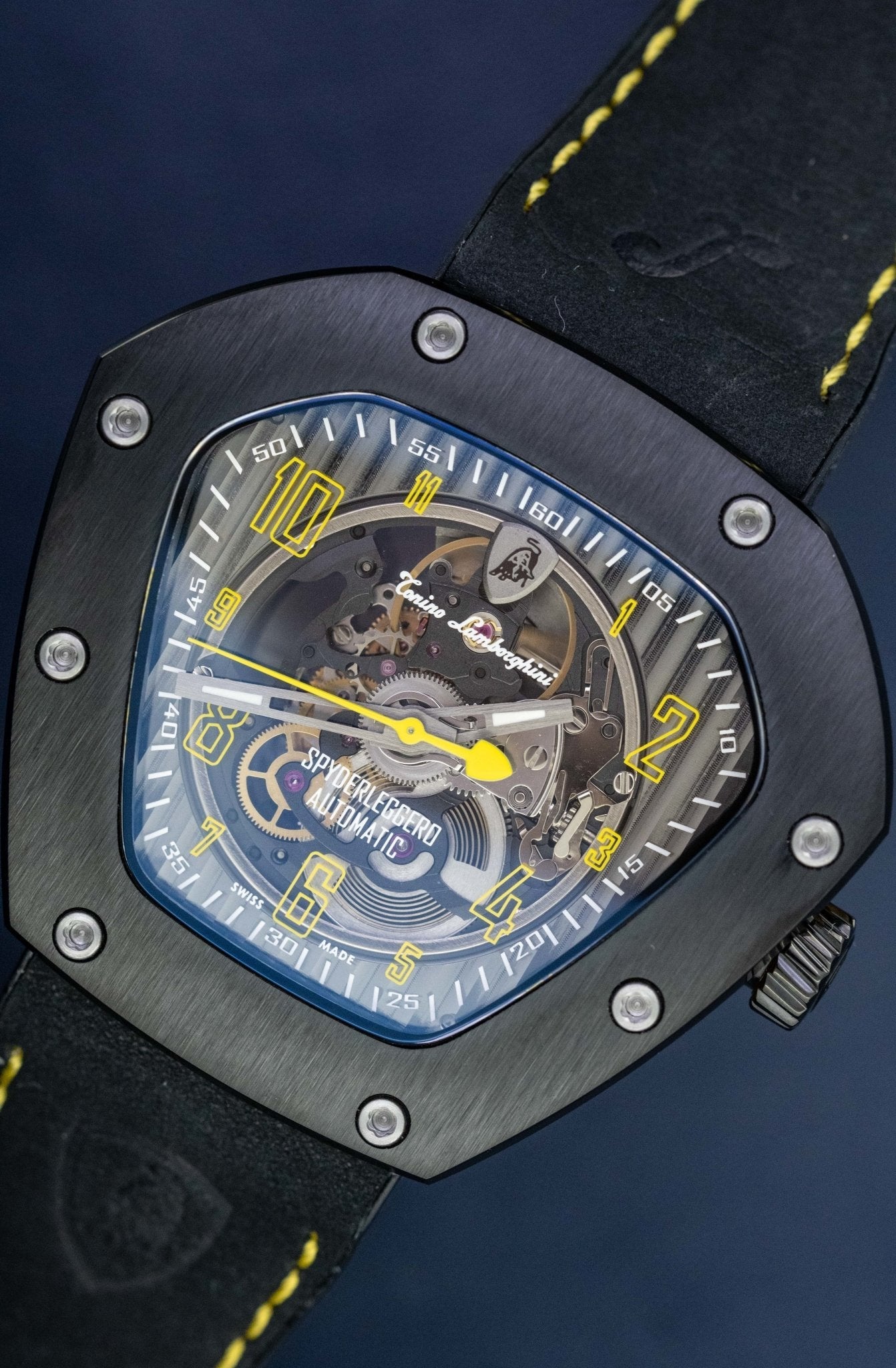 Tonino Lamborghini Spyderleggero Skeleton Watch Yellow TLF-T06-3-GR8 Sunglasses