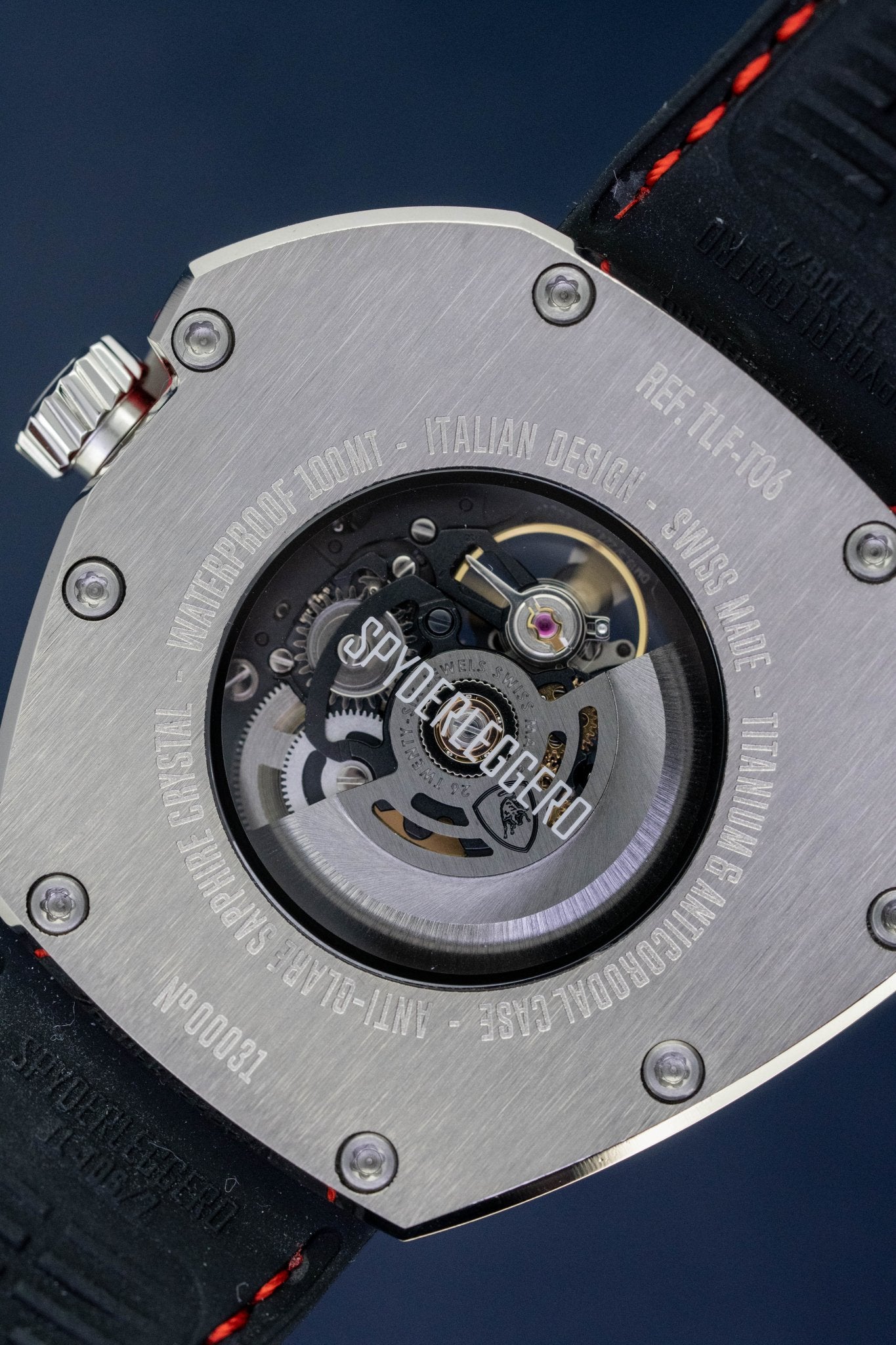 Tonino Lamborghini Spyderleggero Skeleton Watch Red TLF-T06-2-GR8 Sunglasses