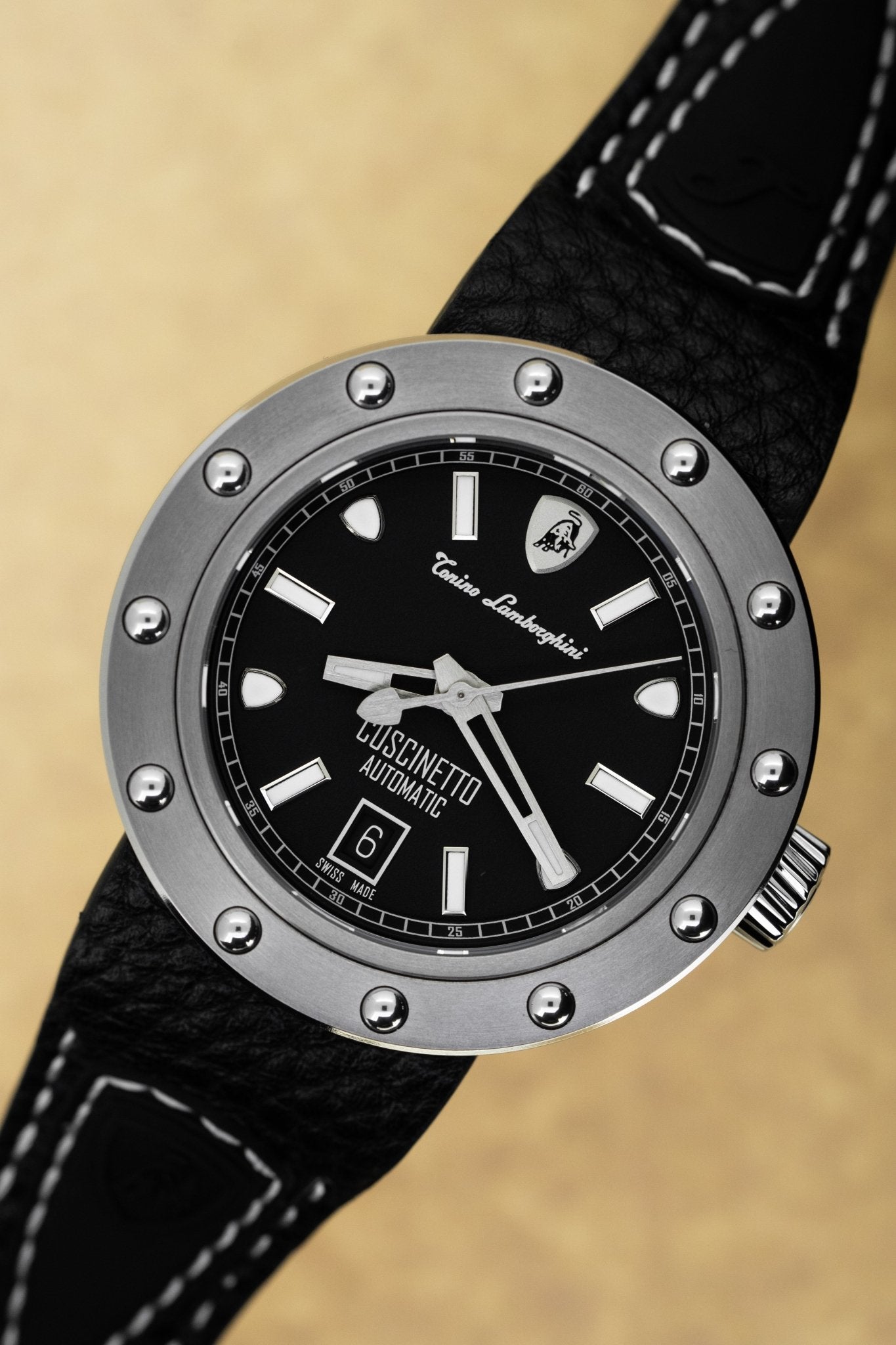 Tonino Lamborghini Cuscinetto Watch Date Black TLF-T01-1-GR8 Sunglasses