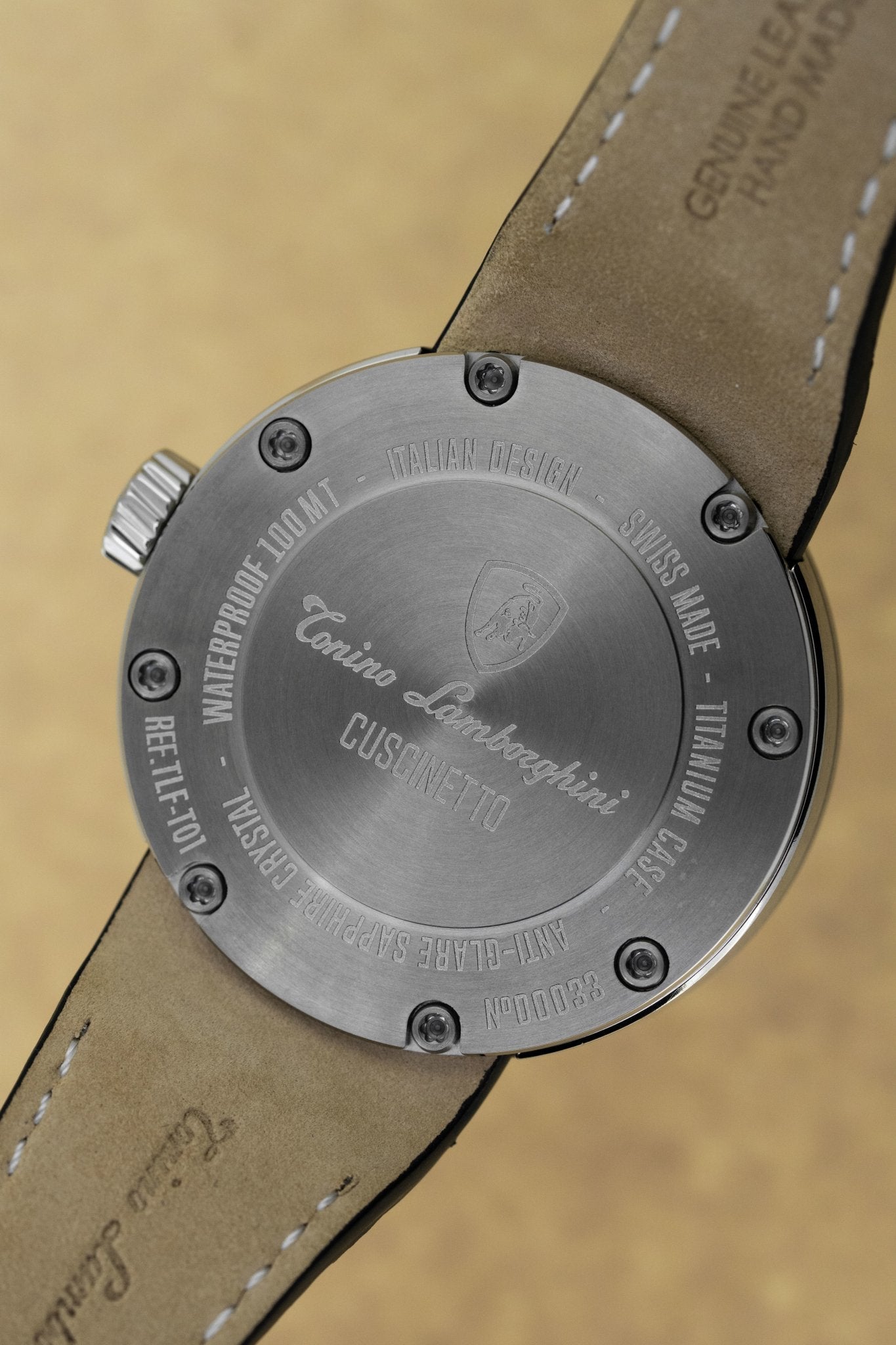 Tonino Lamborghini Cuscinetto Watch Date Black TLF-T01-1-GR8 Sunglasses