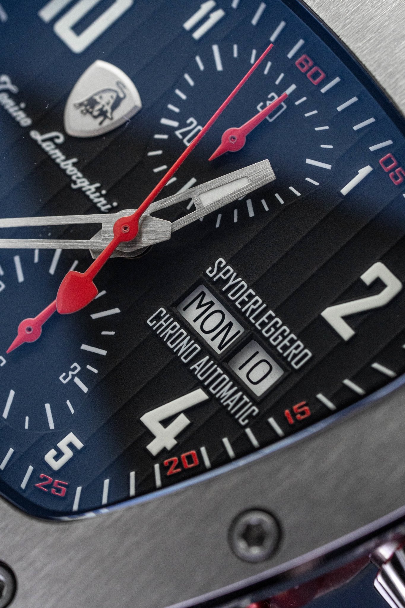 Tonino Lamborghini Spyderleggero Chronograph Watch Day Date Red TLF-T07-2-GR8 Sunglasses