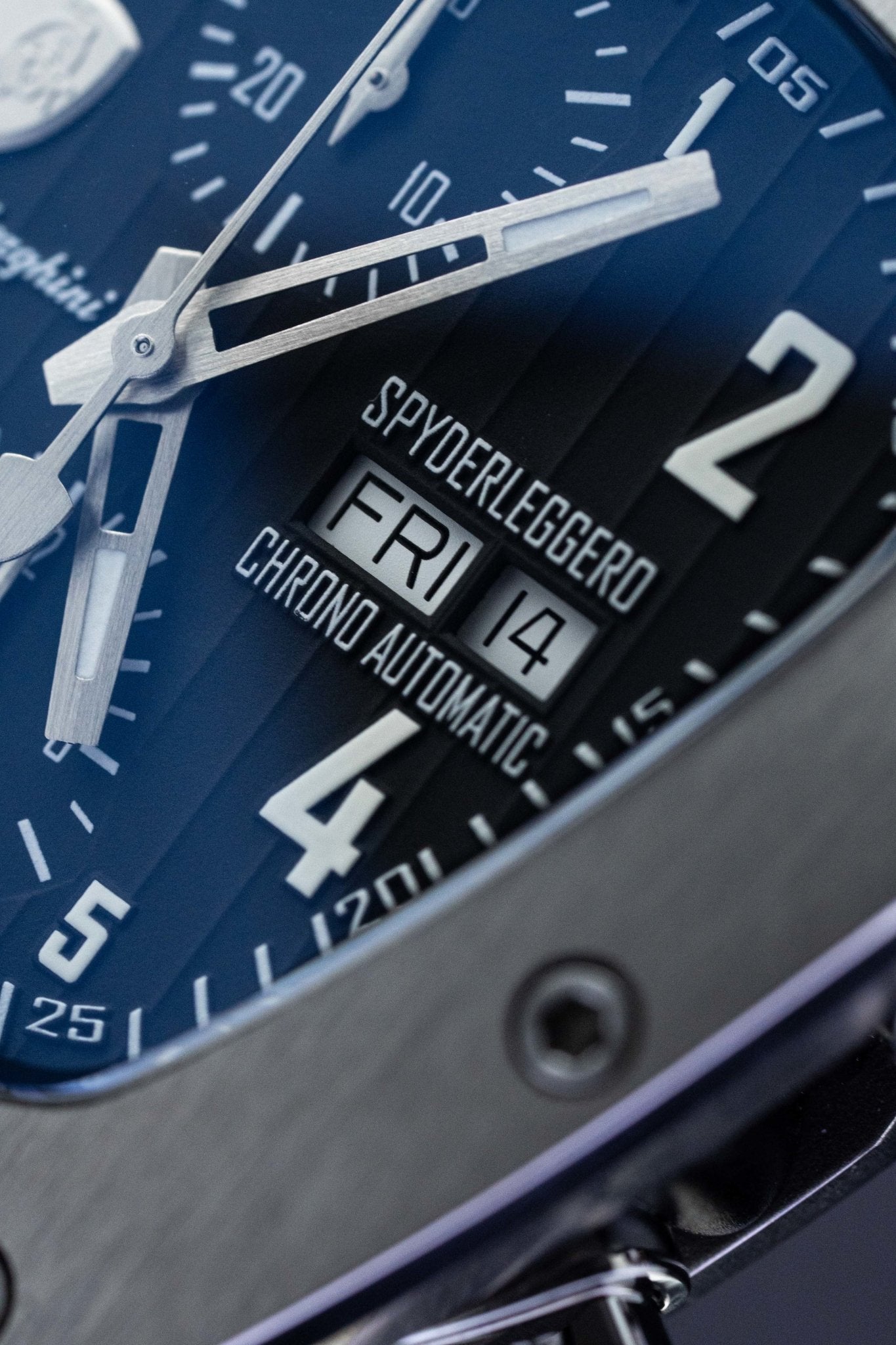 Tonino Lamborghini Spyderleggero Chronograph Watch Day Date Titanium TLF-T07-1-GR8 Sunglasses