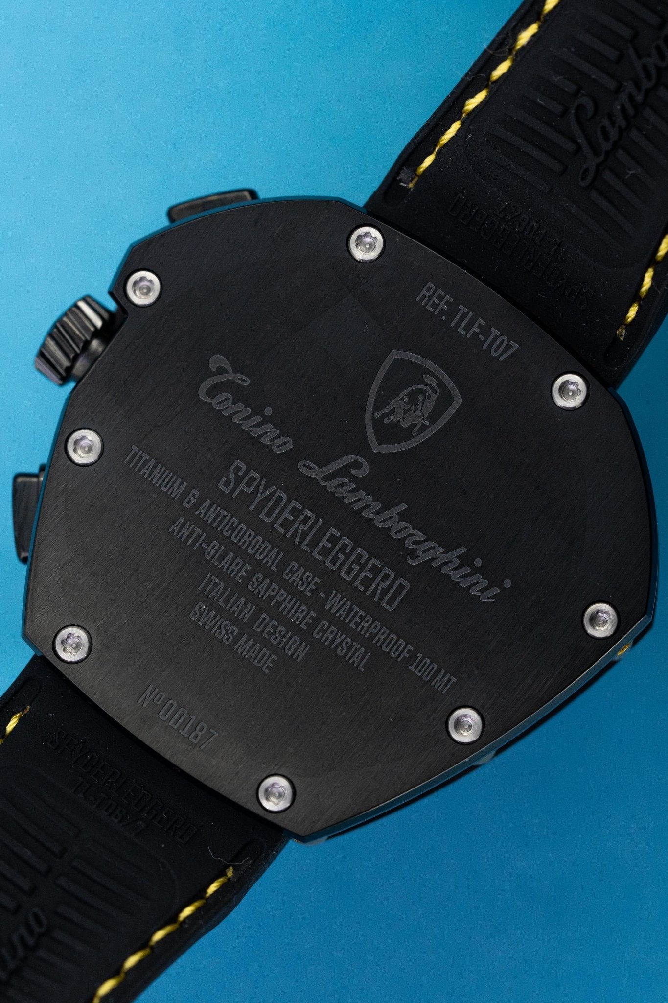 Tonino Lamborghini Spyderleggero Chronograph Watch Day Date Yellow TLF-T07-3-GR8 Sunglasses