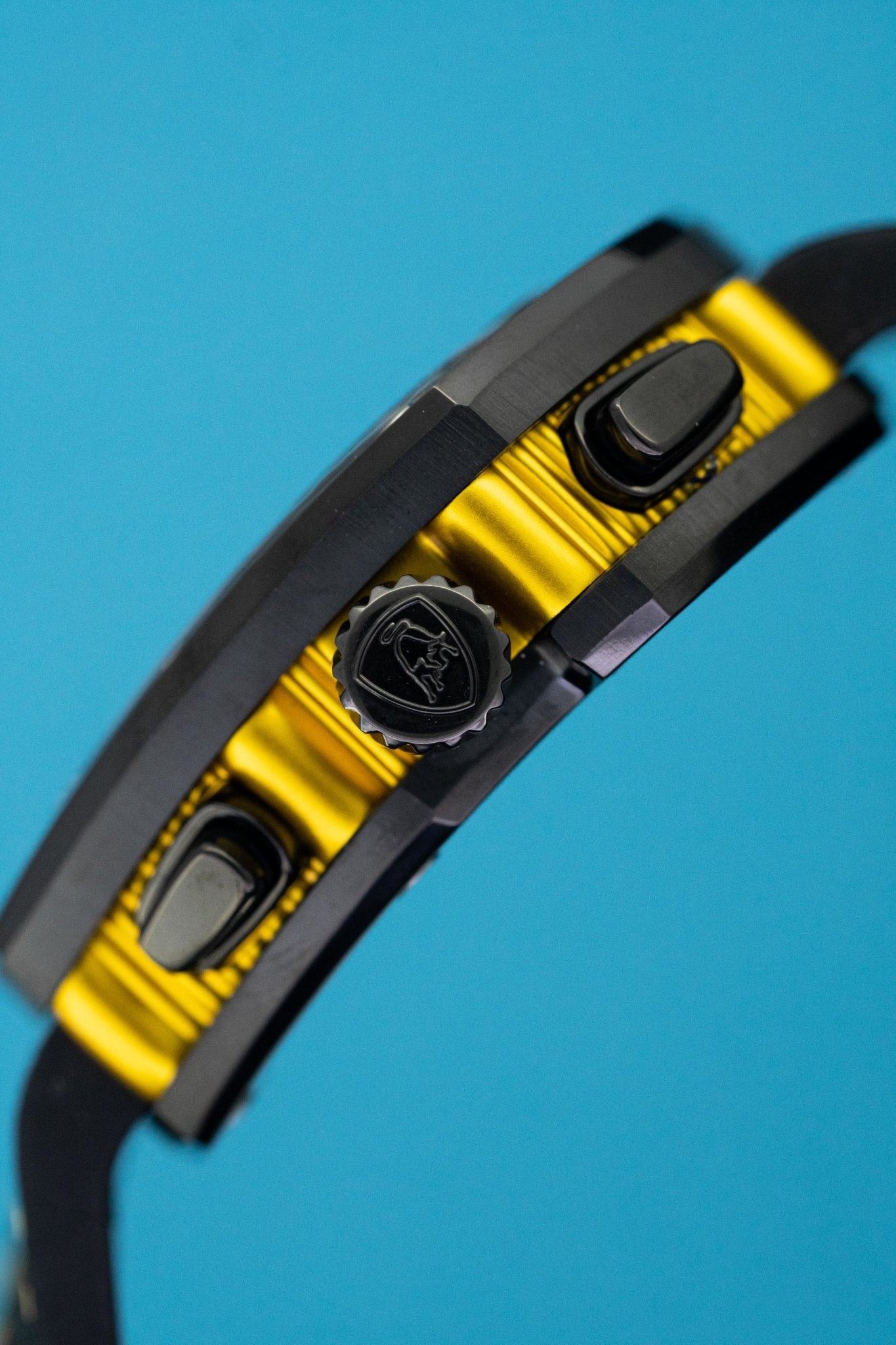 Tonino Lamborghini Spyderleggero Chronograph Watch Day Date Yellow TLF-T07-3-GR8 Sunglasses