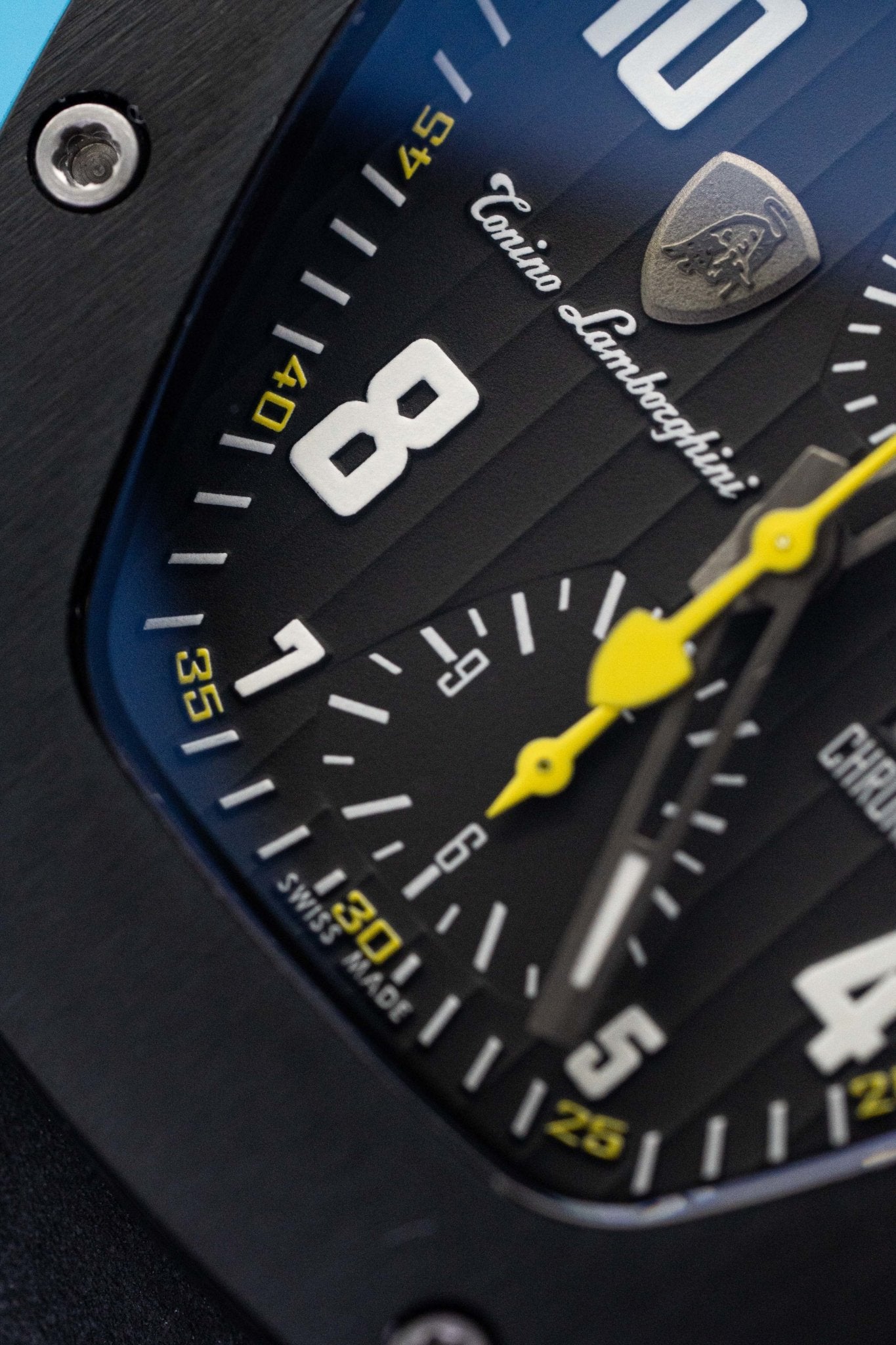 Tonino Lamborghini Spyderleggero Chronograph Watch Day Date Yellow TLF-T07-3-GR8 Sunglasses