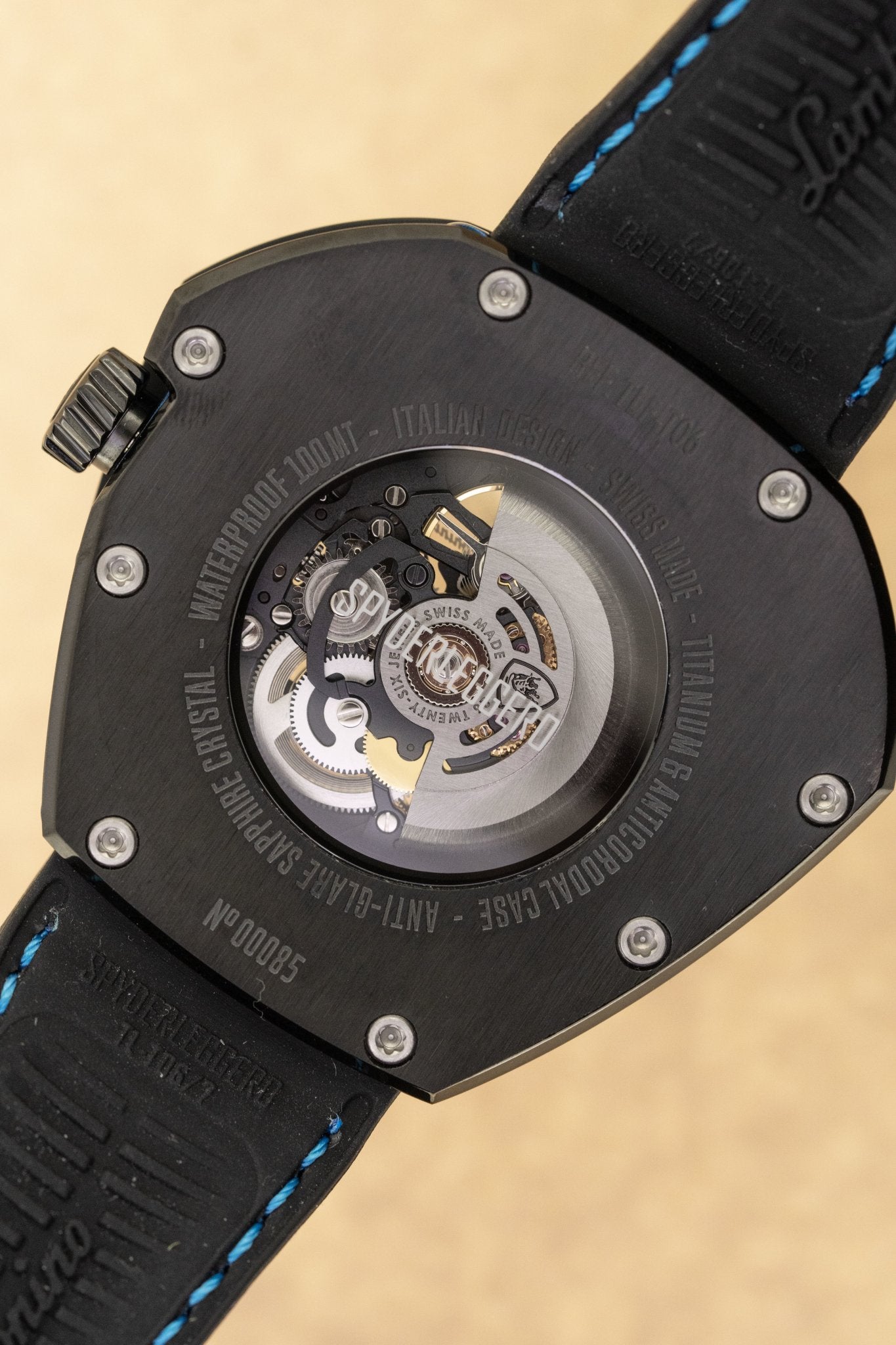 Tonino Lamborghini Spyderleggero Skeleton Watch Blue TLF-T06-4-GR8 Sunglasses