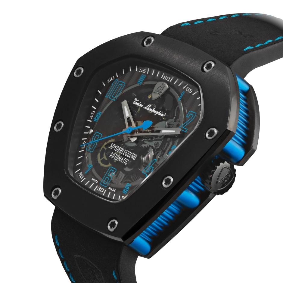 Tonino Lamborghini Spyderleggero Skeleton Watch Blue TLF-T06-4-GR8 Sunglasses