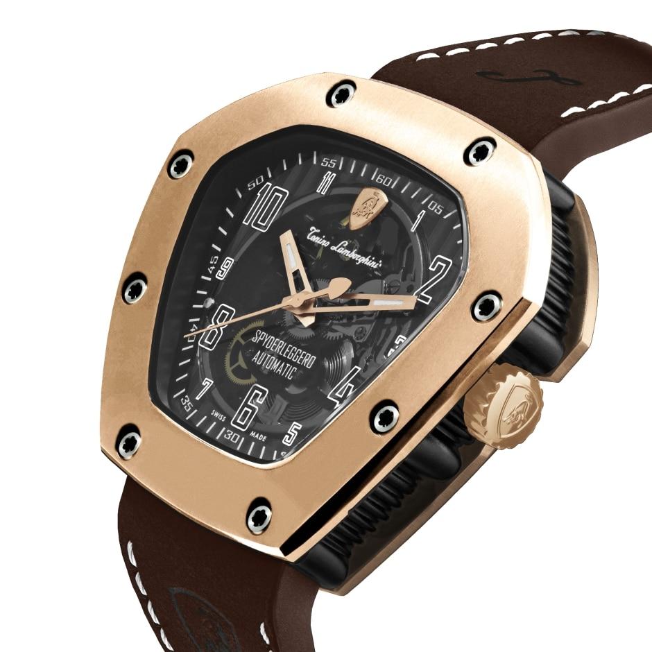Tonino Lamborghini Spyderleggero Skeleton Watch TLF-T06-5 IP Rose Gold-GR8 Sunglasses