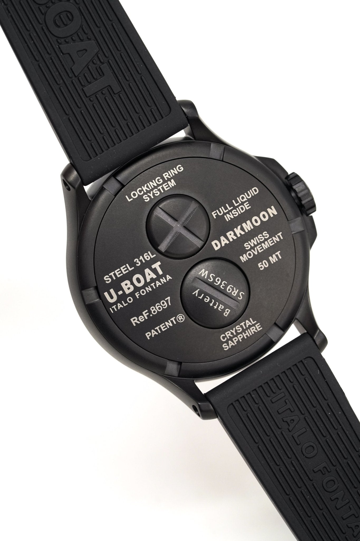 U-Boat Watch Darkmoon 44 Cardinal Red IP Black - 2022 EDITION 8697/B-GR8 Sunglasses