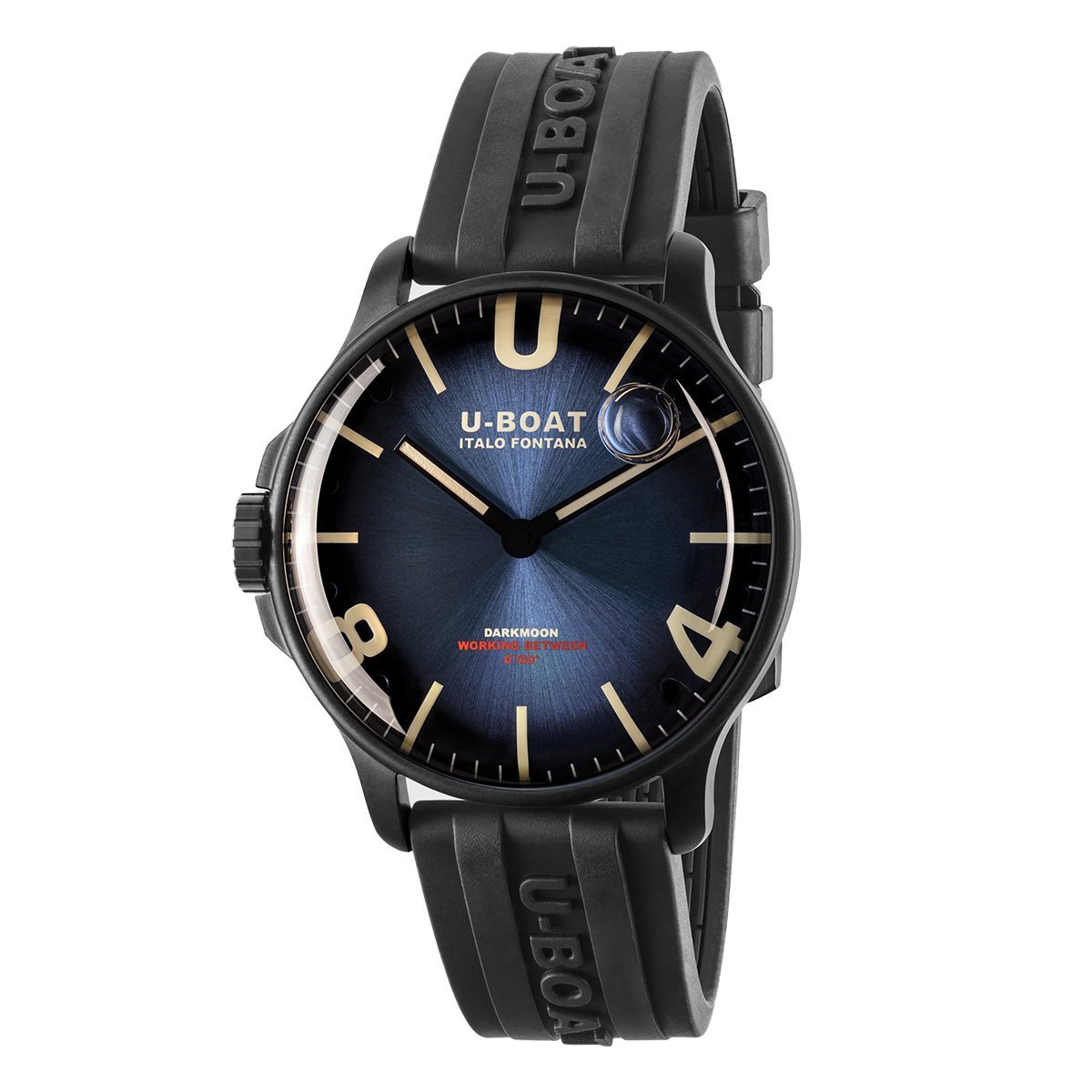 U-Boat Darkmoon 44 Imperial Blue IP Black - 2022 EDITION 8700/B - Watches & Crystals
