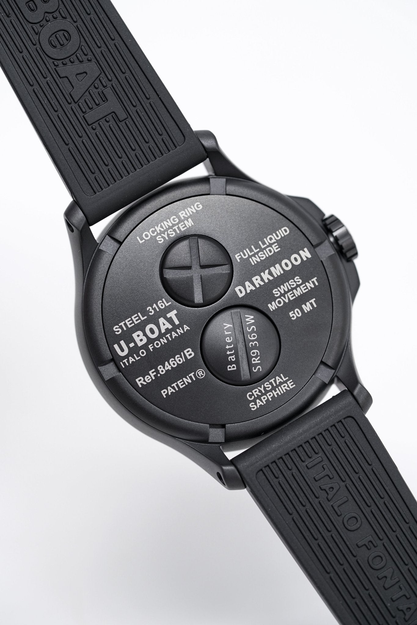 U-Boat Watch Darkmoon 44 Red Sapphire IP Black - 2022 EDITION 8466/B-GR8 Sunglasses