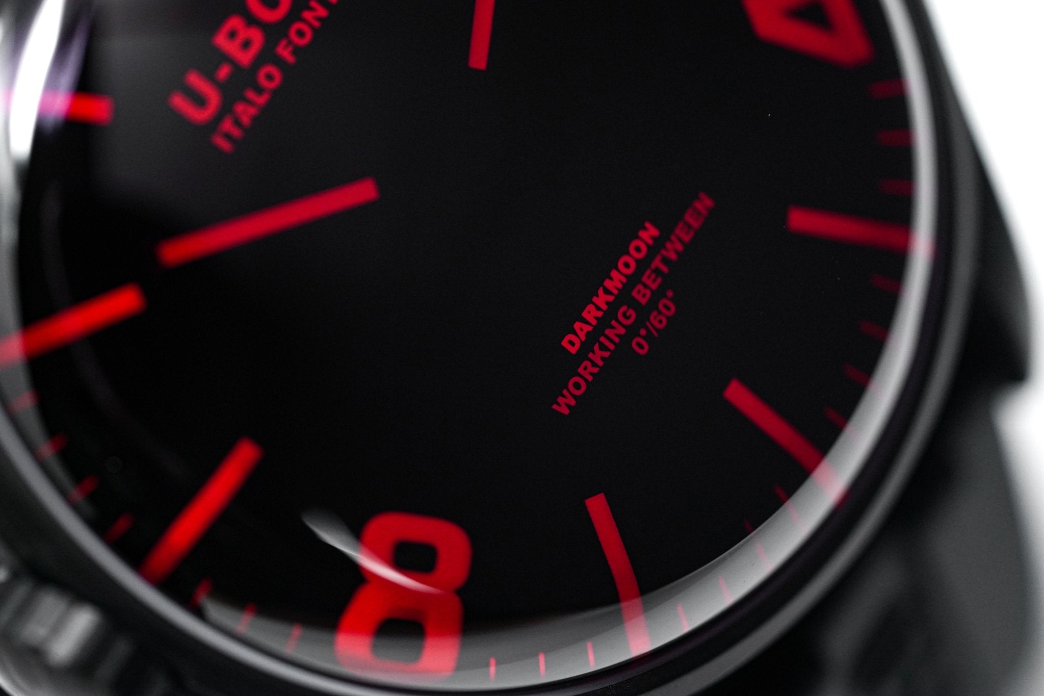 U-Boat Watch Darkmoon 44 Red Sapphire IP Black - 2022 EDITION 8466/B-GR8 Sunglasses