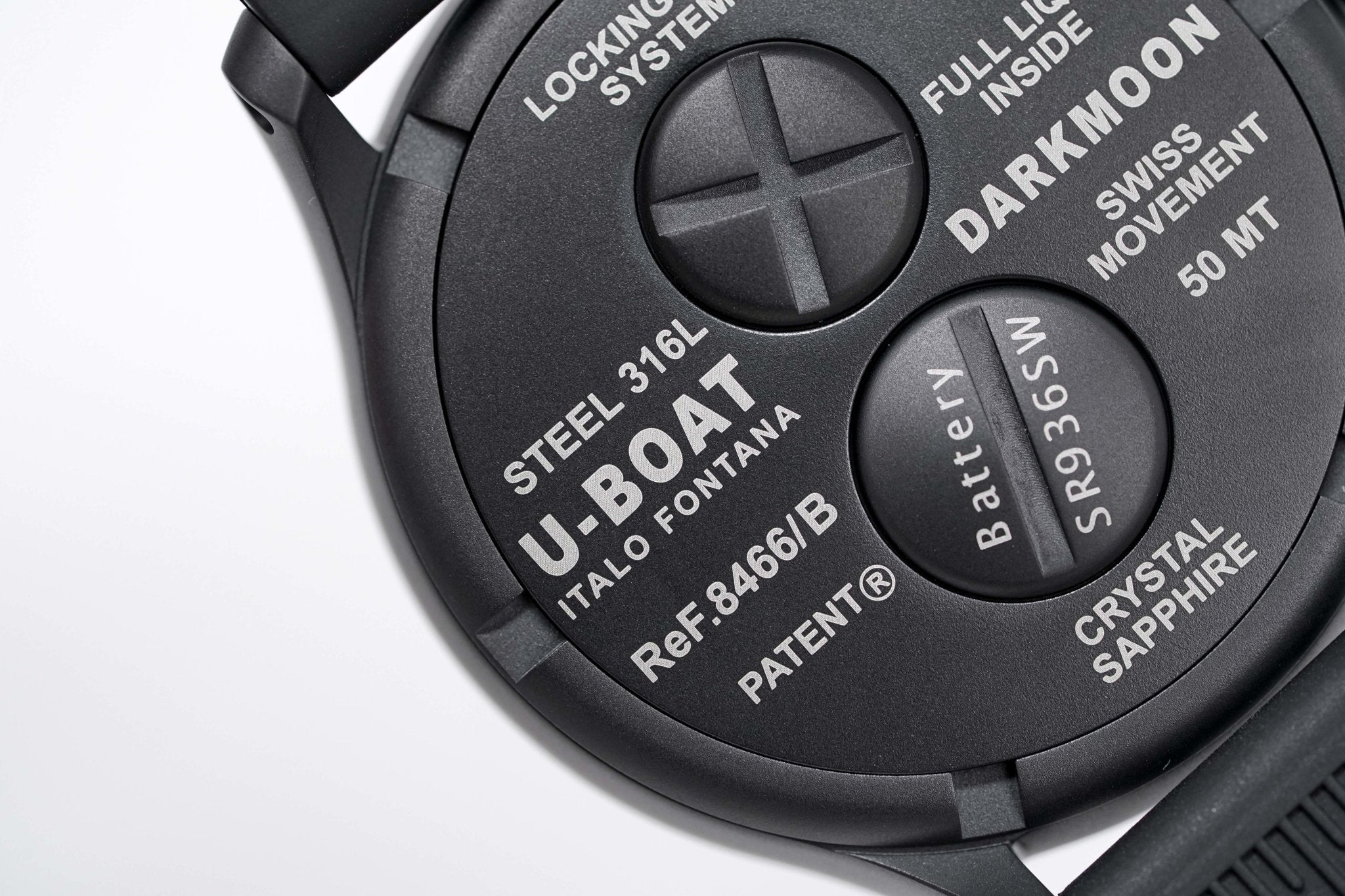 U-Boat Watch Darkmoon 44 Red Sapphire IP Black - 2022 EDITION 8466/B-GR8 Sunglasses