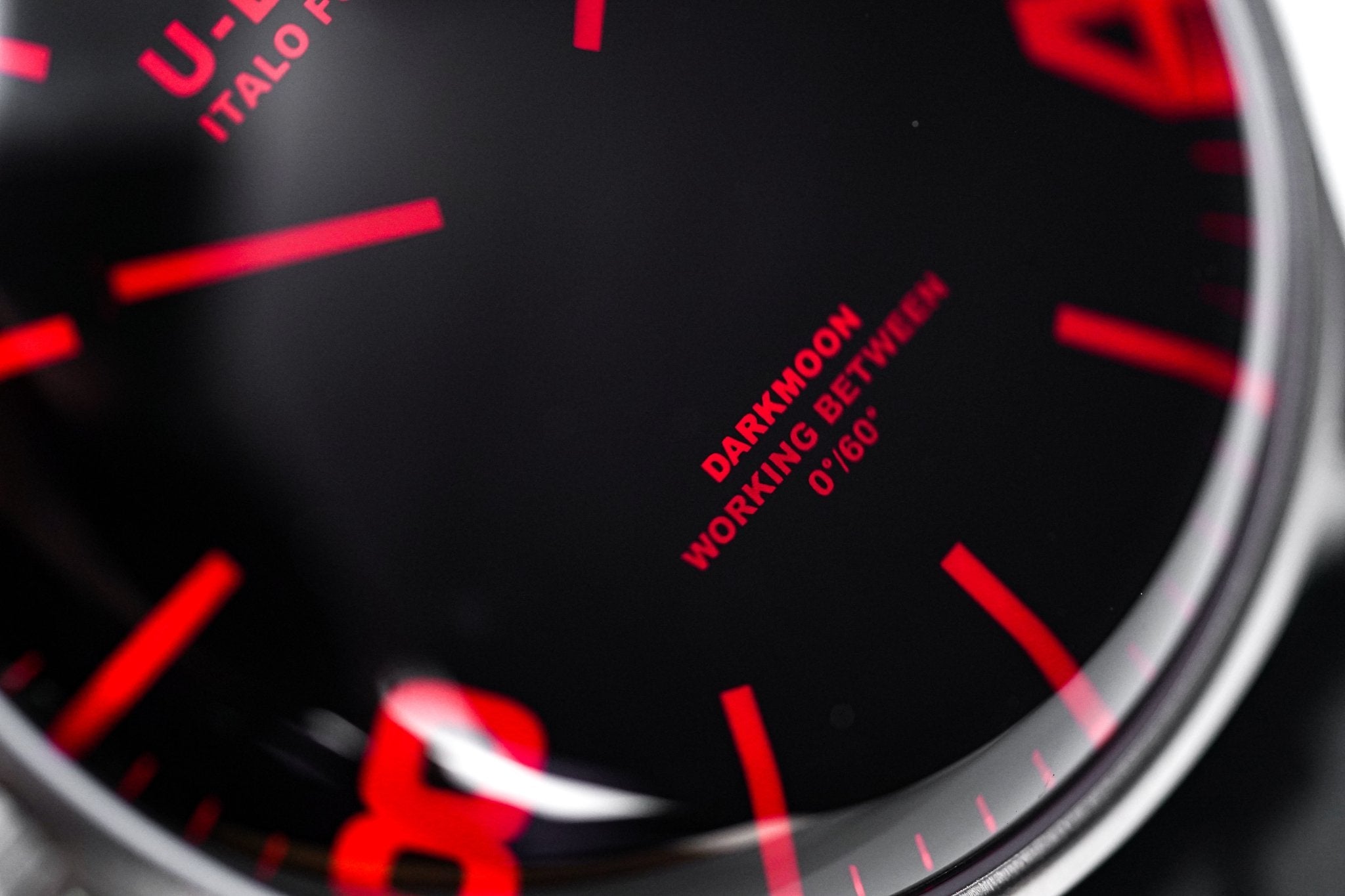 U-Boat Watch Darkmoon 44 Red Sapphire Steel - 2021 EDITION 8465/B-GR8 Sunglasses