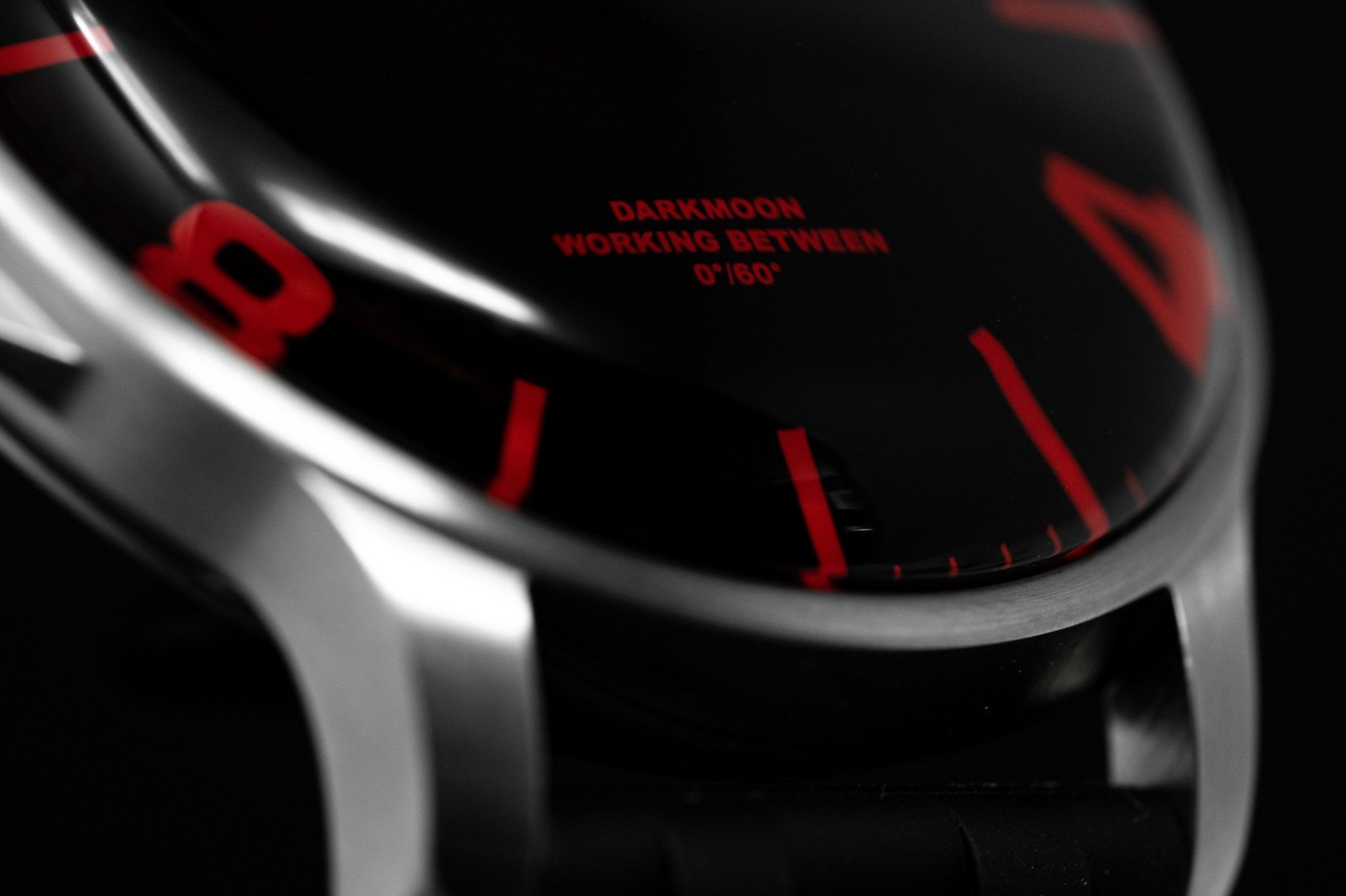 U-Boat Watch Watch Darkmoon 44 Red Steel 8465-GR8 Sunglasses