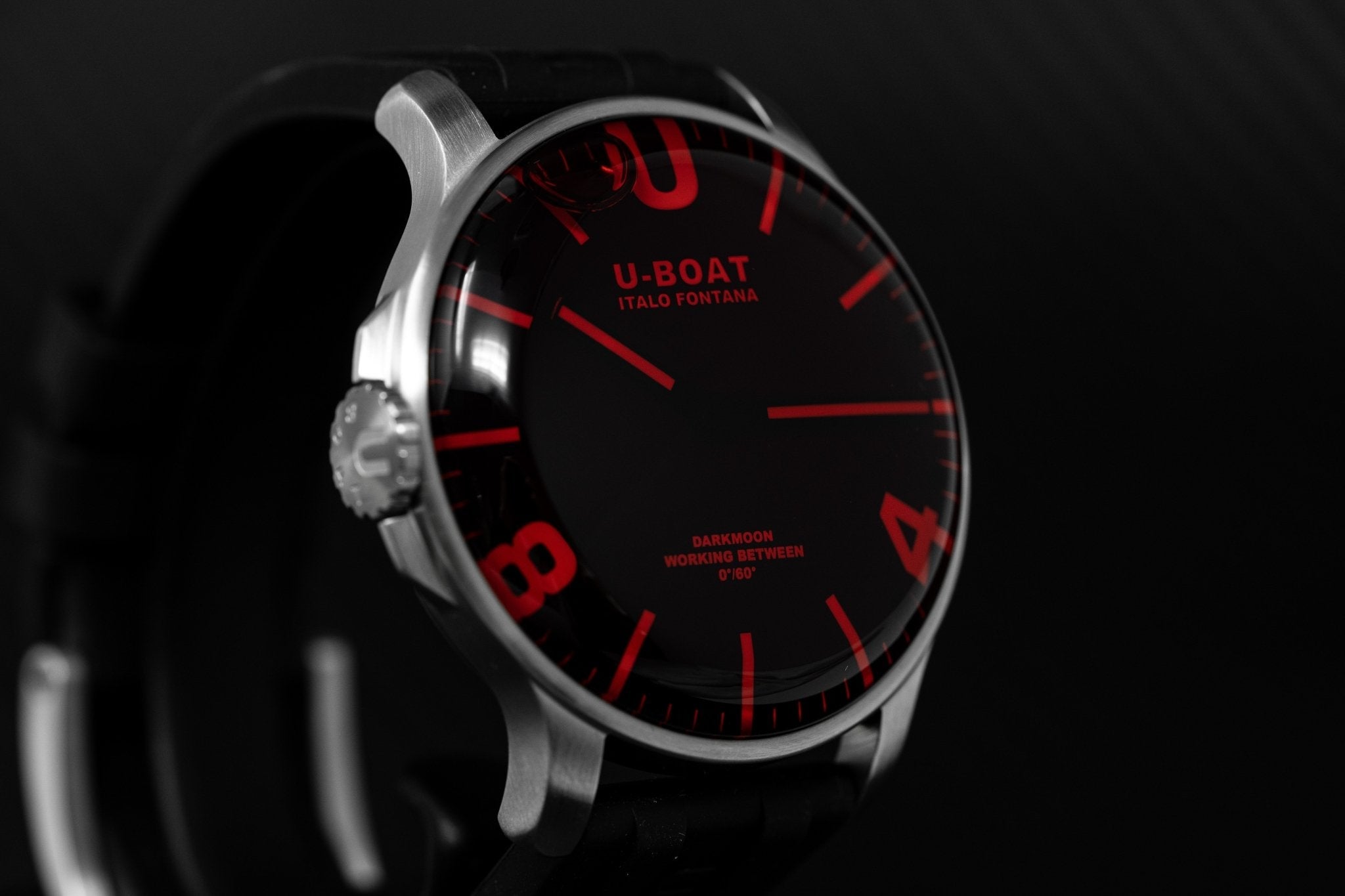 U-Boat Darkmoon 44 Red Steel - Watches & Crystals