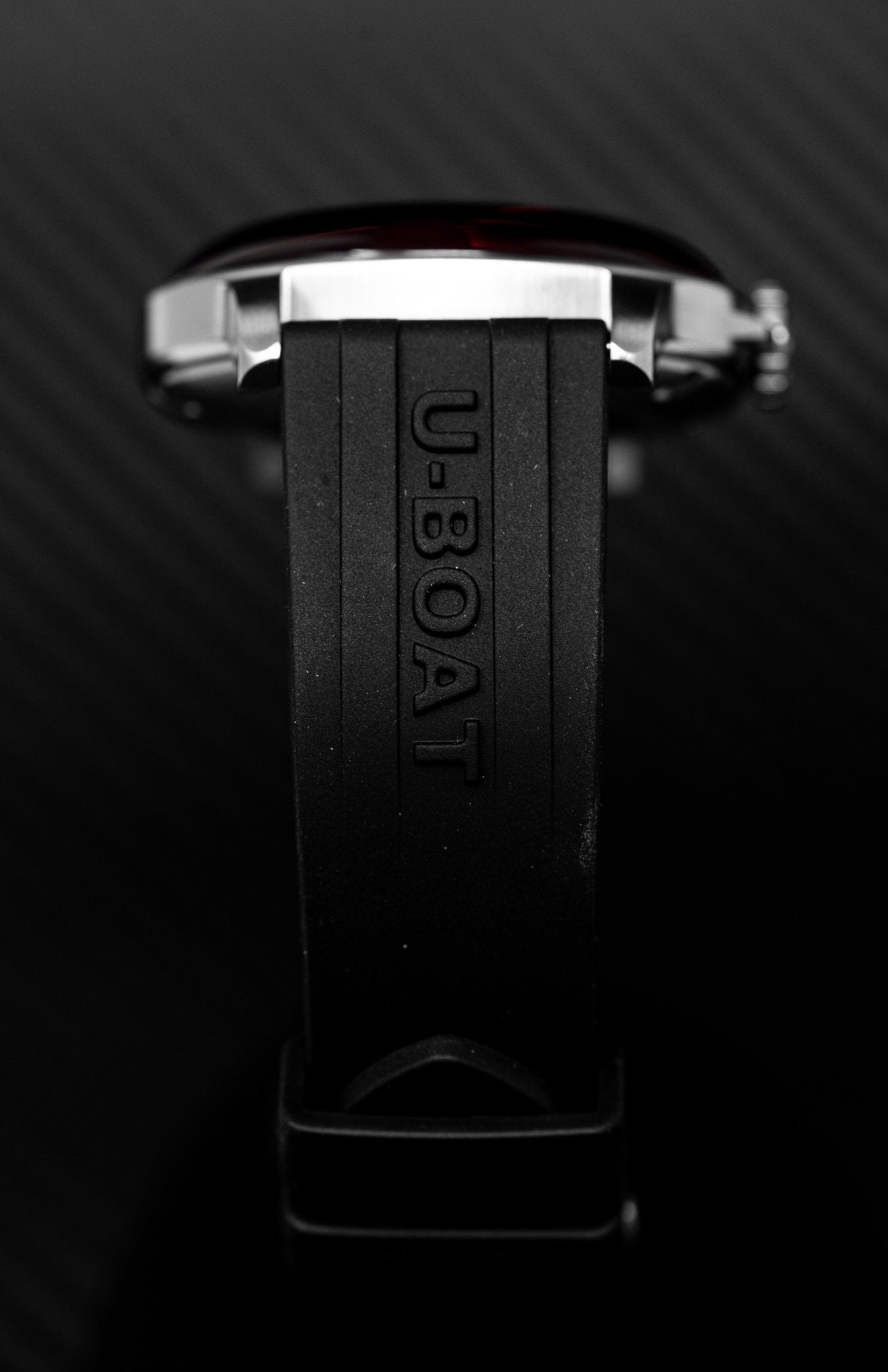 U-Boat Watch Watch Darkmoon 44 Red Steel 8465-GR8 Sunglasses