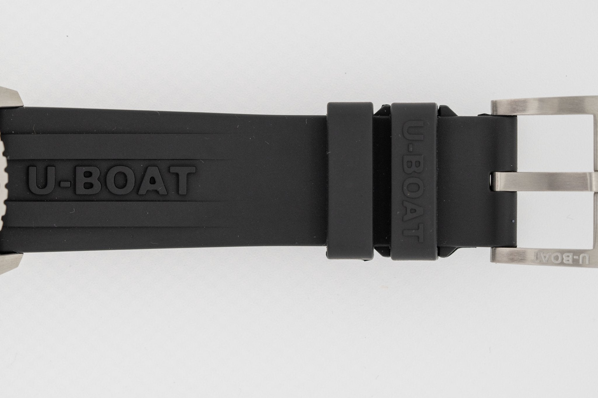 U-Boat Watch Sommerso Diver Black Silicone Strap 9007/A-GR8 Sunglasses