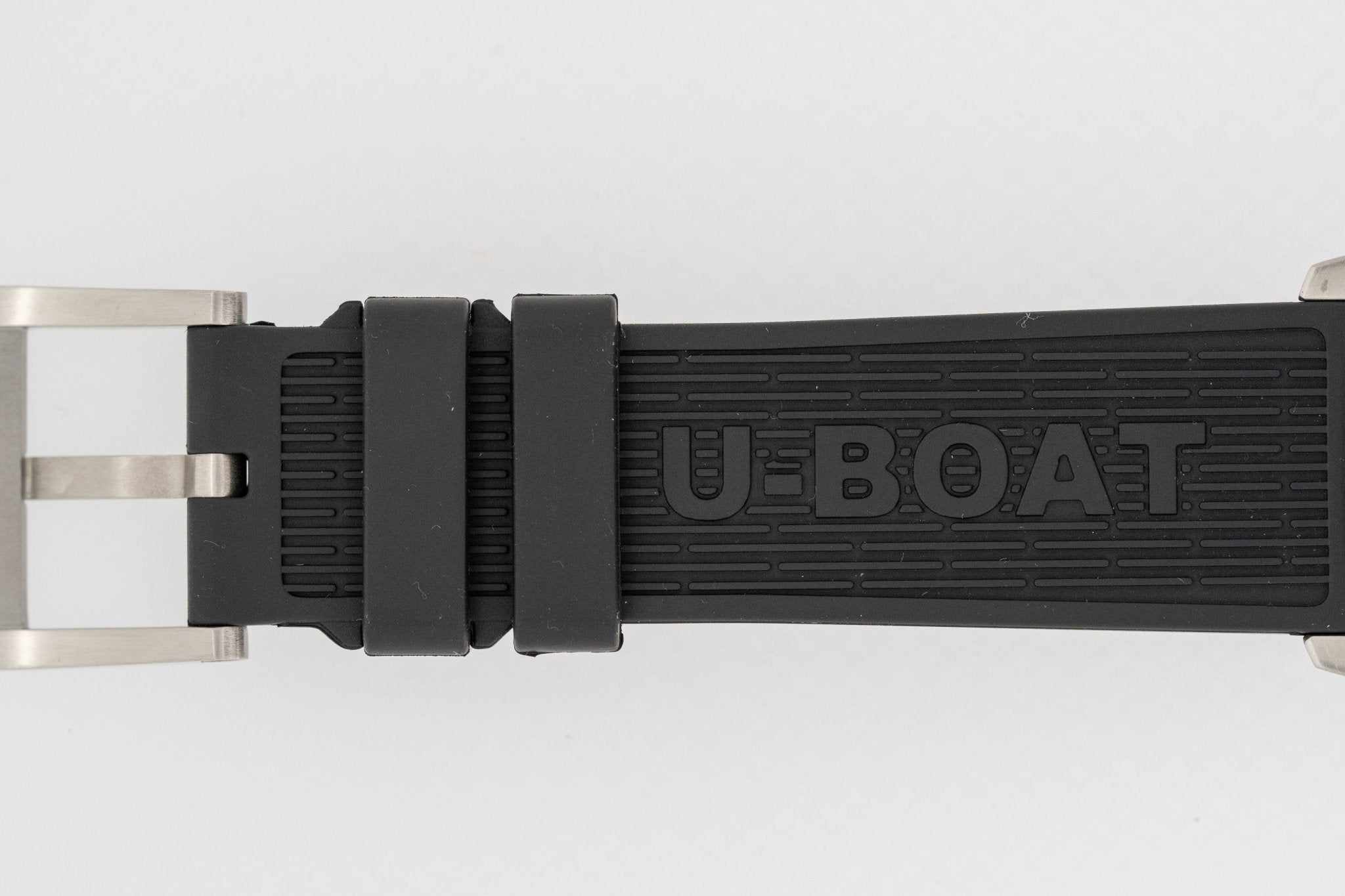 U-Boat Sommerso Diver Black Silicone Strap - Watches & Crystals