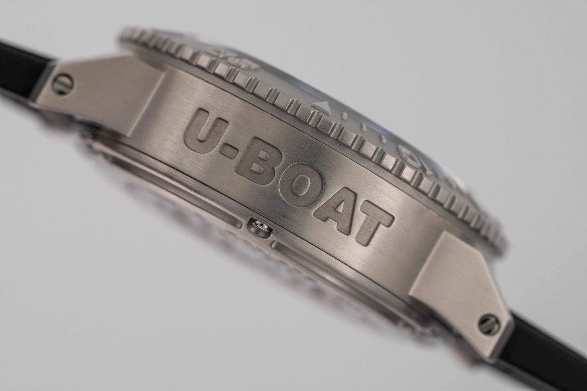 U-Boat Watch Sommerso Diver Black Silicone Strap 9007/A-GR8 Sunglasses