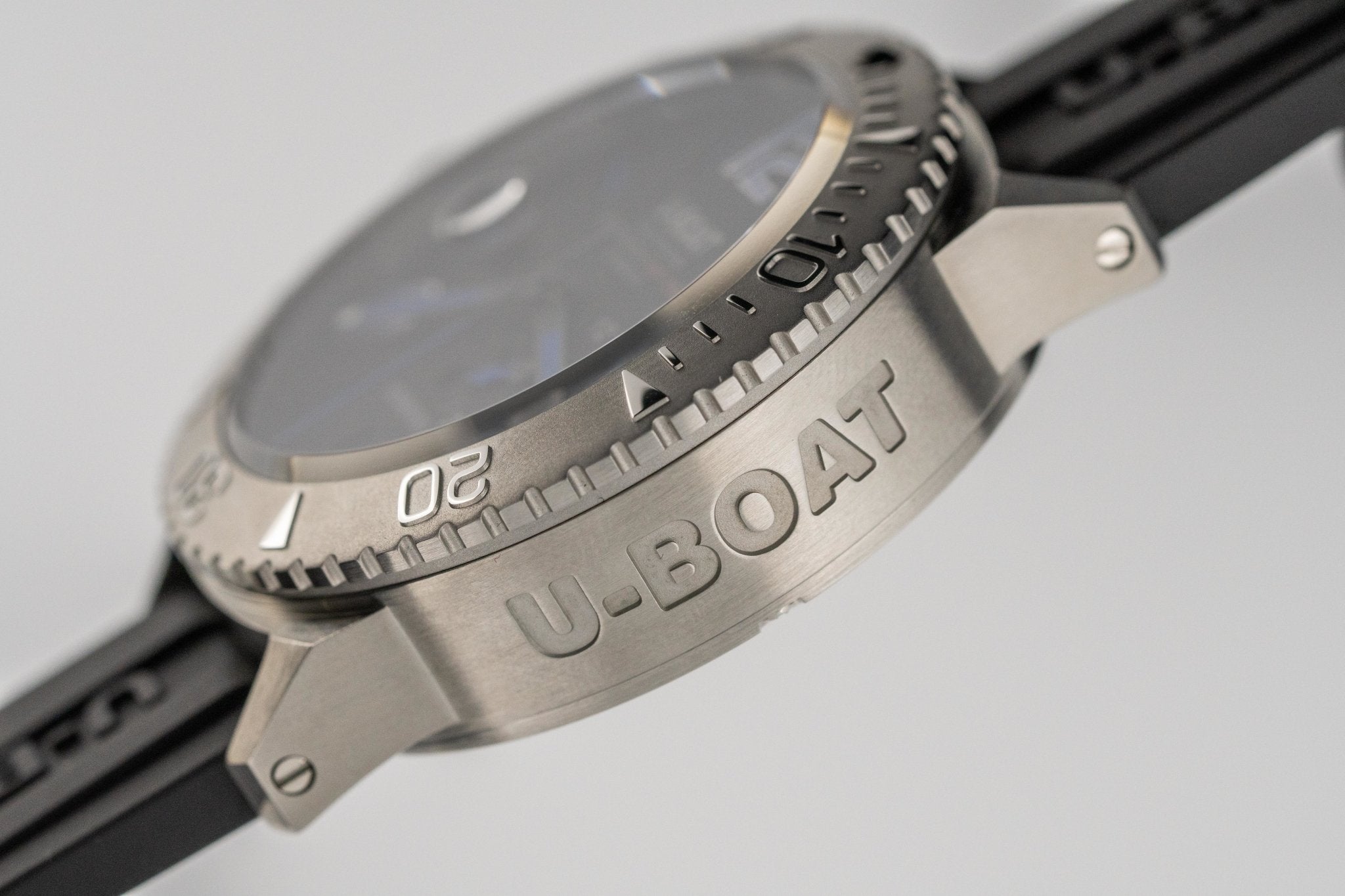 U-Boat Sommerso Diver Blue Silicone Strap - Watches & Crystals