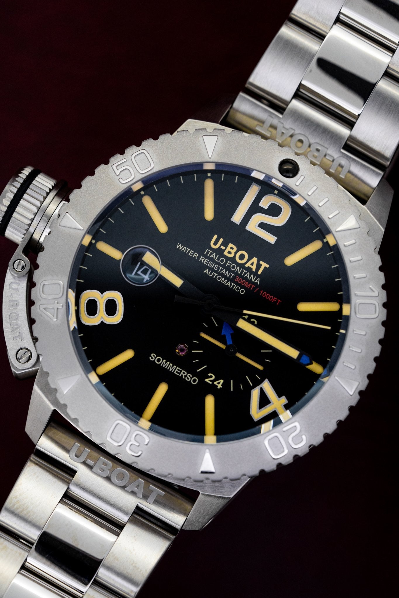 U-Boat Watch Sommerso Diver Stainless Steel 9007/A/MT-GR8 Sunglasses