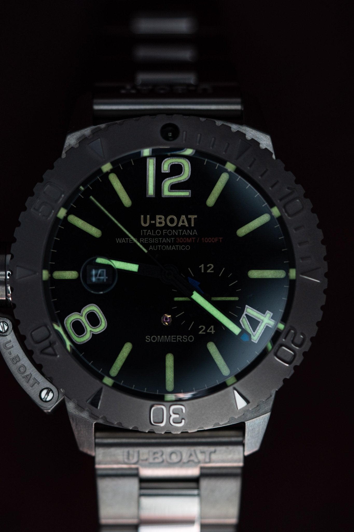 U-Boat Watch Sommerso Diver Stainless Steel 9007/A/MT-GR8 Sunglasses