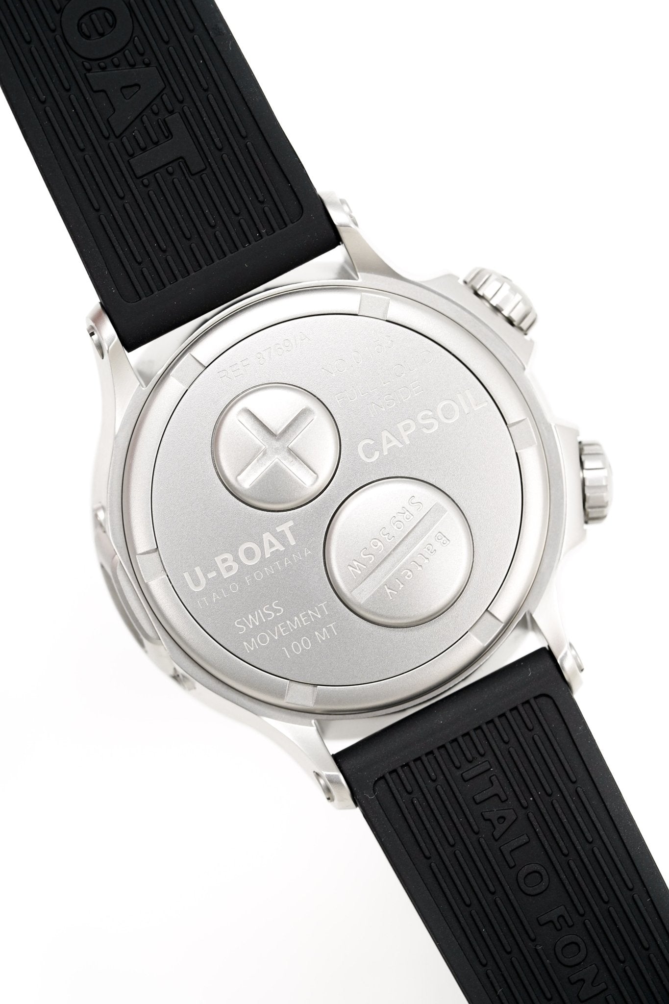 U-Boat Watch Capsoil Doppiotempo 45 Black 8769/A-GR8 Sunglasses