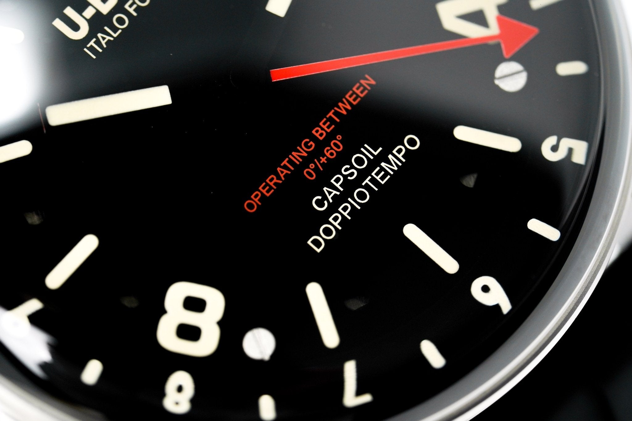 U-Boat Watch Capsoil Doppiotempo 45 Black 8769/A-GR8 Sunglasses