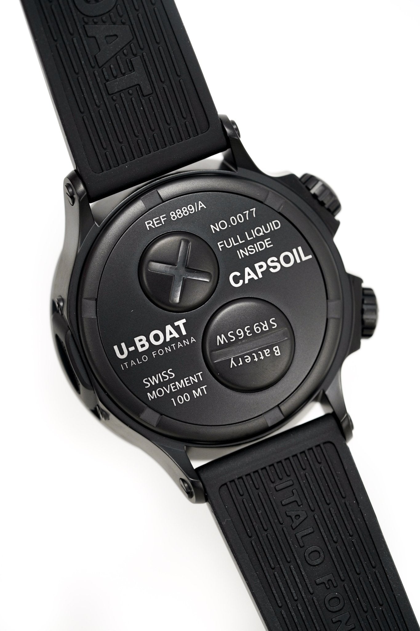 U-Boat Watch Capsoil Doppiotempo 45 DLC White Rehaut 8889/A-GR8 Sunglasses