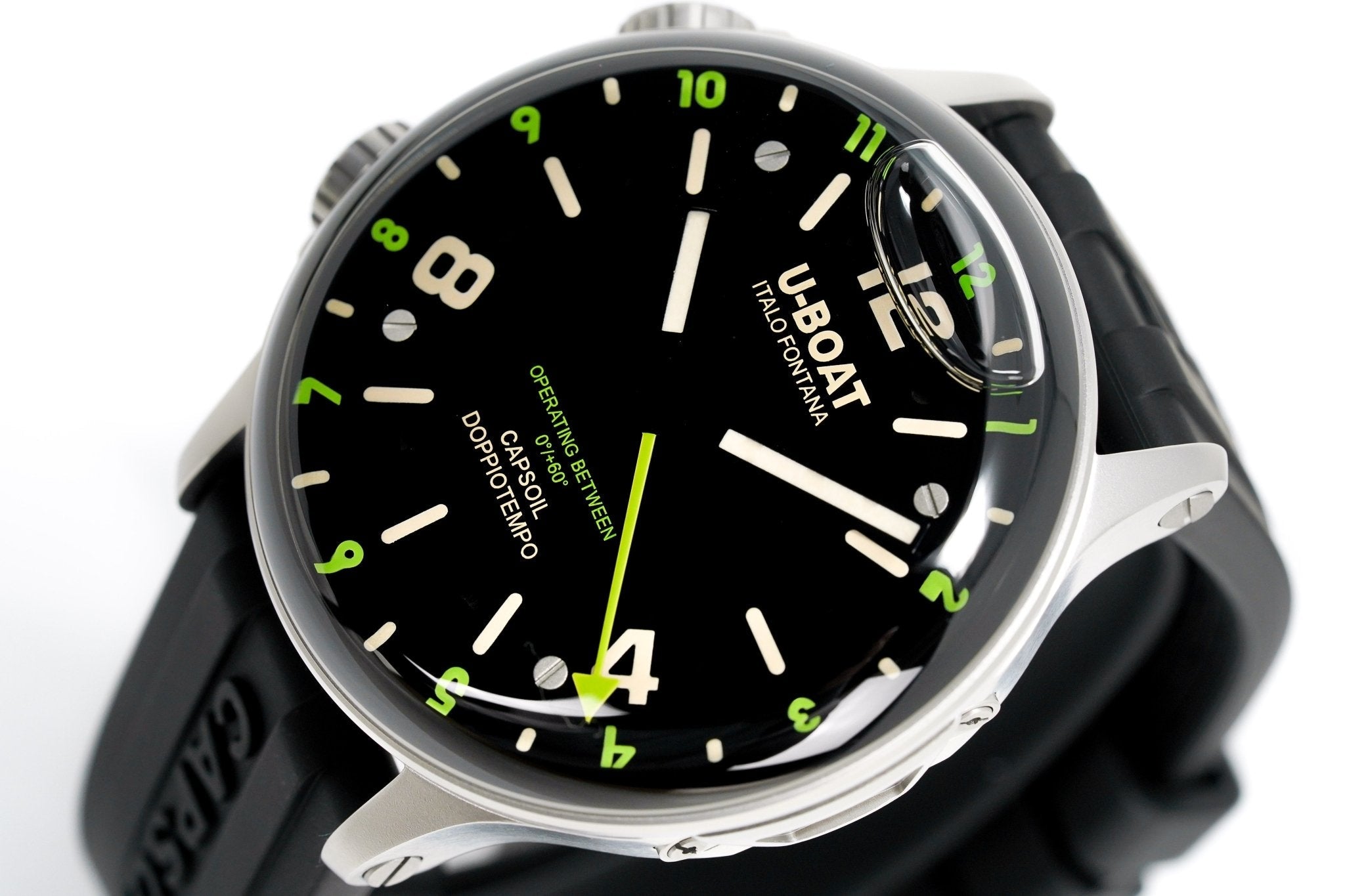 U-Boat Watch Capsoil Doppiotempo 45 Green Rehaut 8838/A - Watches & Crystals