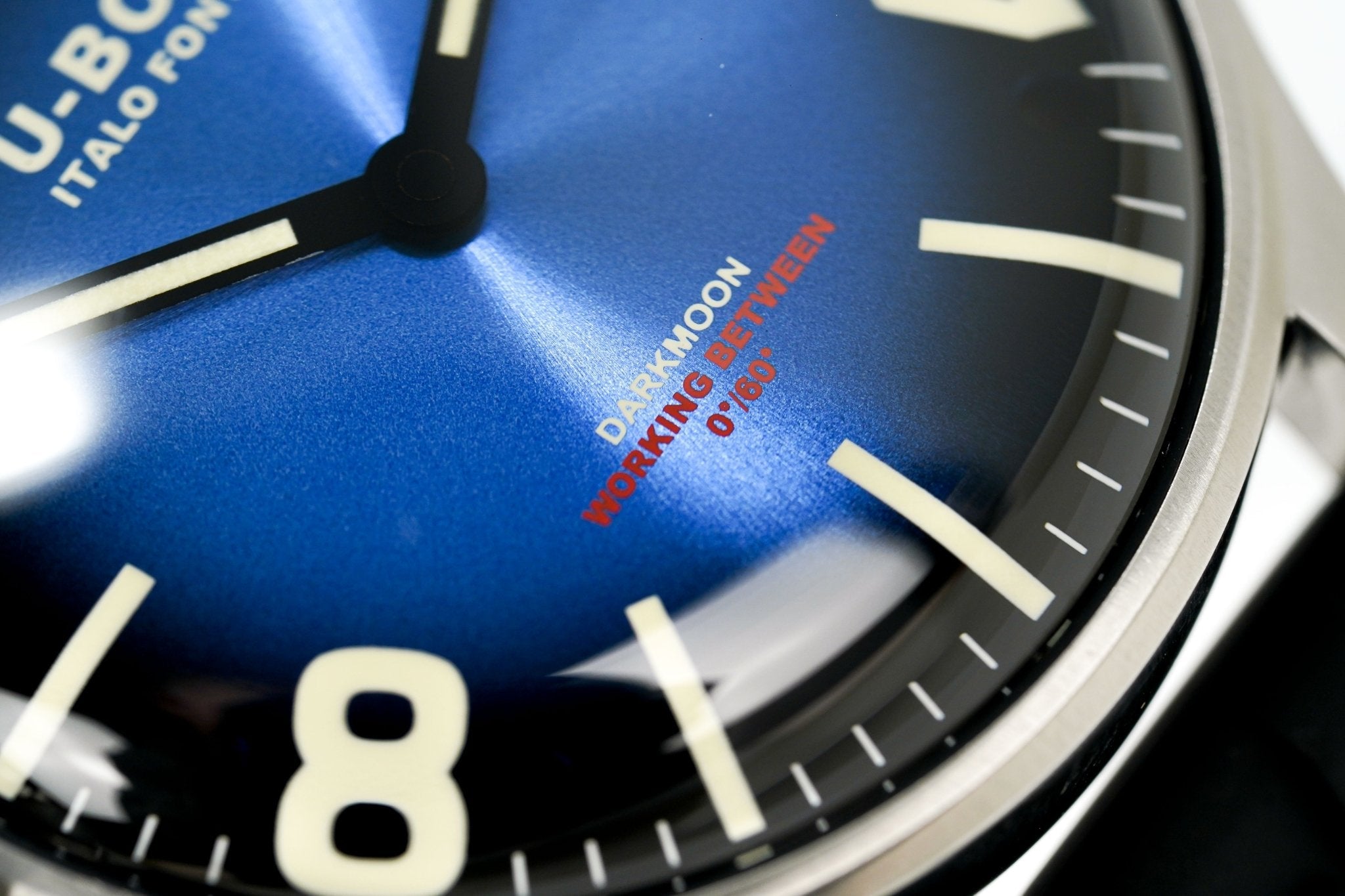 U-Boat Watch Darkmoon 44 Imperial Blue Steel - 2022 EDITION 8704/B-GR8 Sunglasses