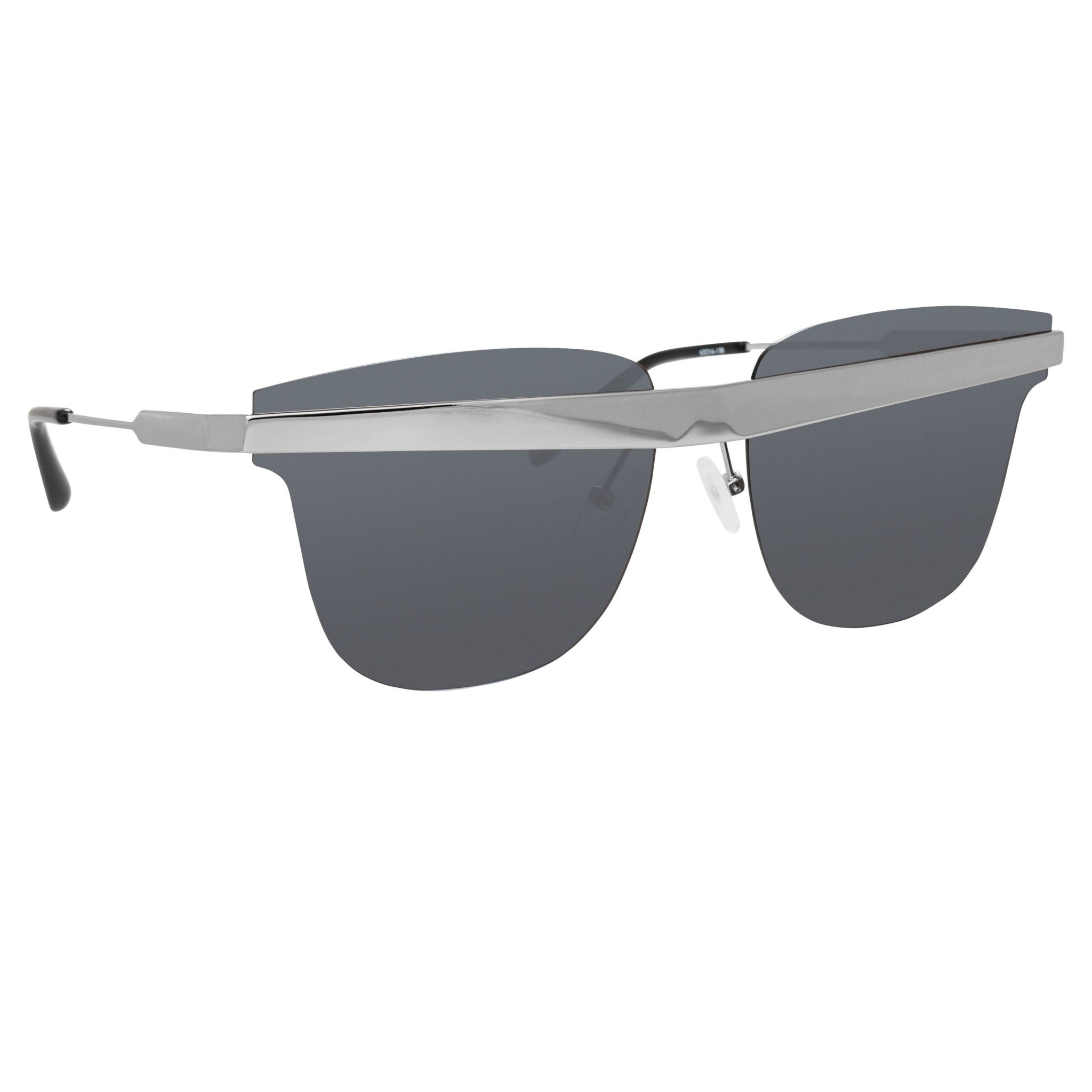 United Nude Sunglasses D-Frame Silver and Grey-GR8 Sunglasses