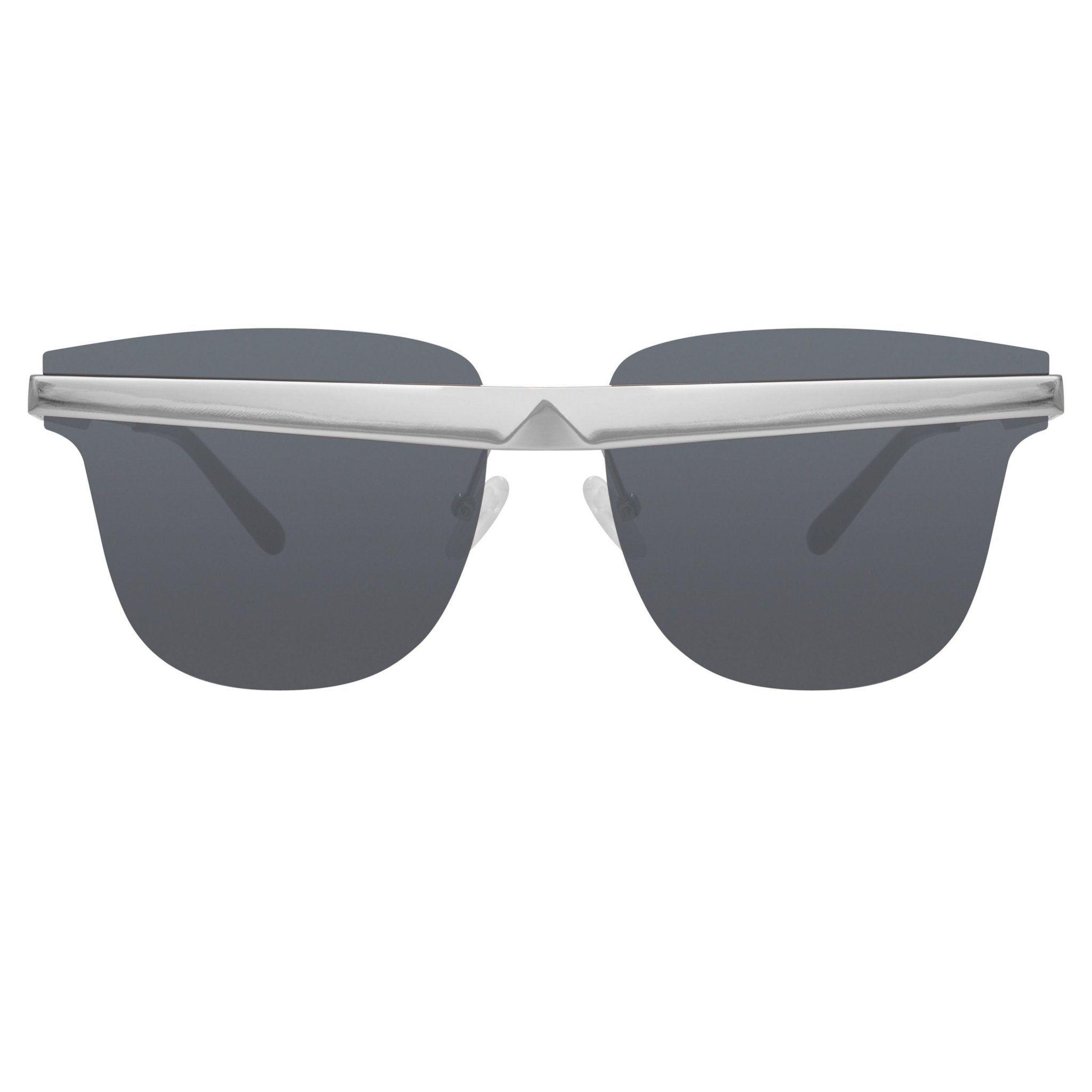 United Nude Sunglasses D-Frame Silver and Grey-GR8 Sunglasses