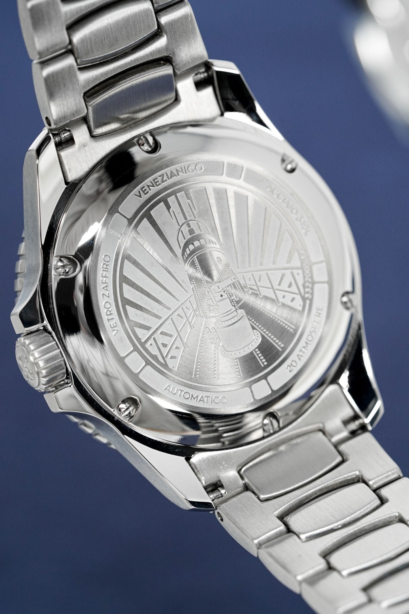 Venezianico Automatic Watch Nereide Canova Bracelet Black 3321504C-GR8 Sunglasses