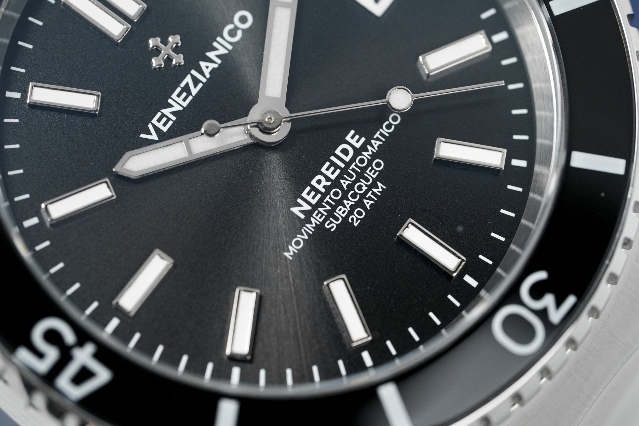 Venezianico Automatic Watch Nereide Canova Bracelet Black 3321504C-GR8 Sunglasses