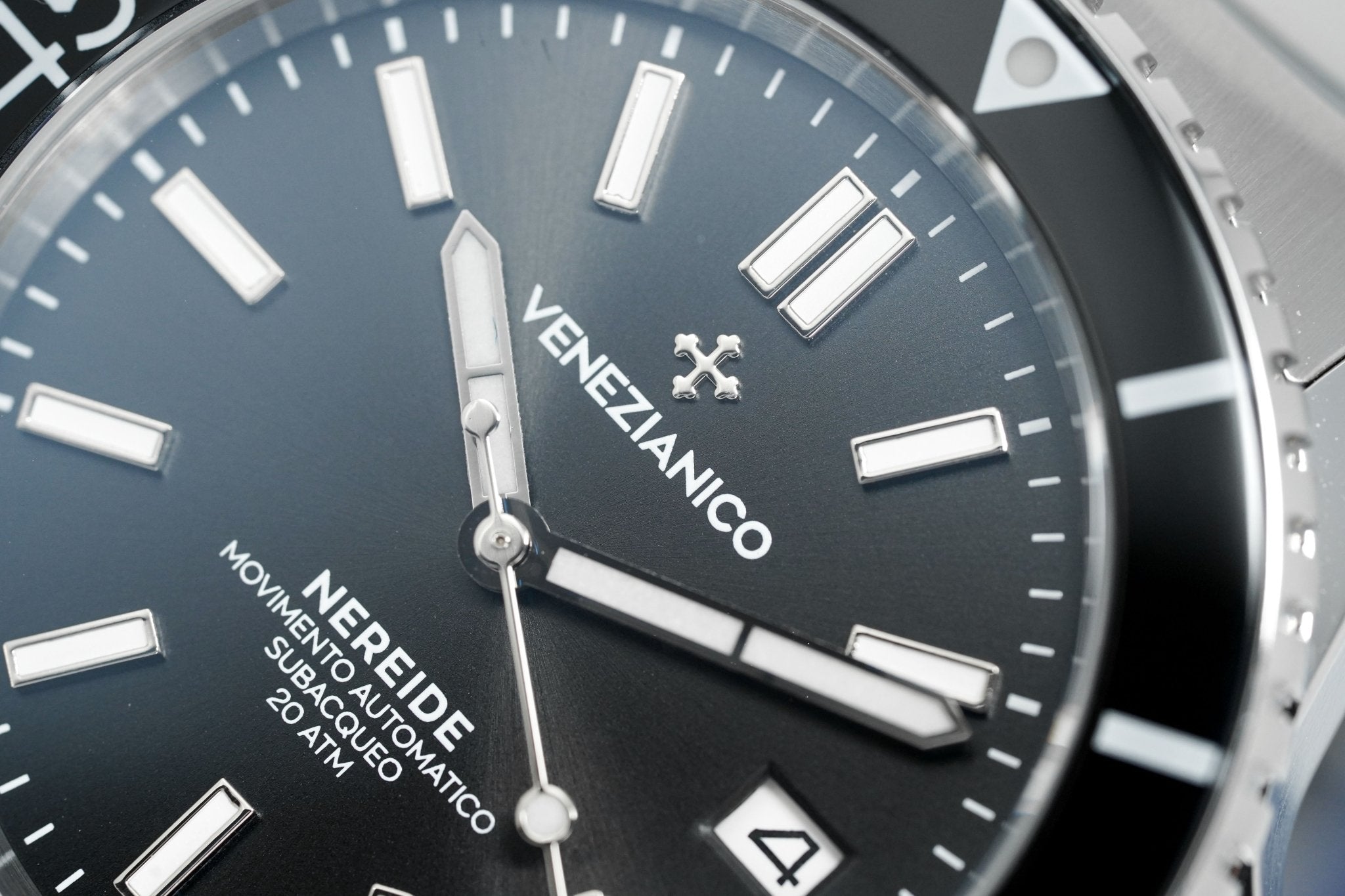 Venezianico Automatic Watch Nereide Canova Bracelet Black 3321504C-GR8 Sunglasses