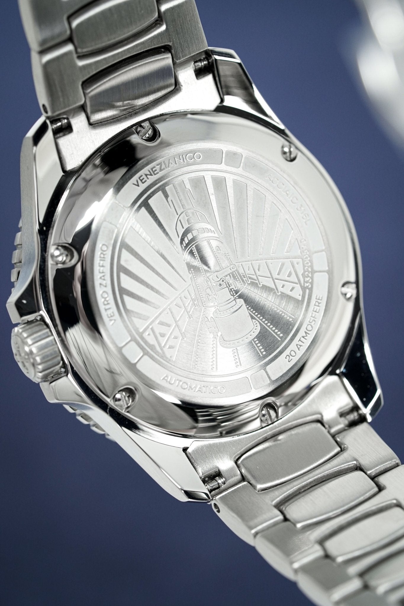 Venezianico Automatic Watch Nereide Canova Bracelet Green 3321501C-GR8 Sunglasses