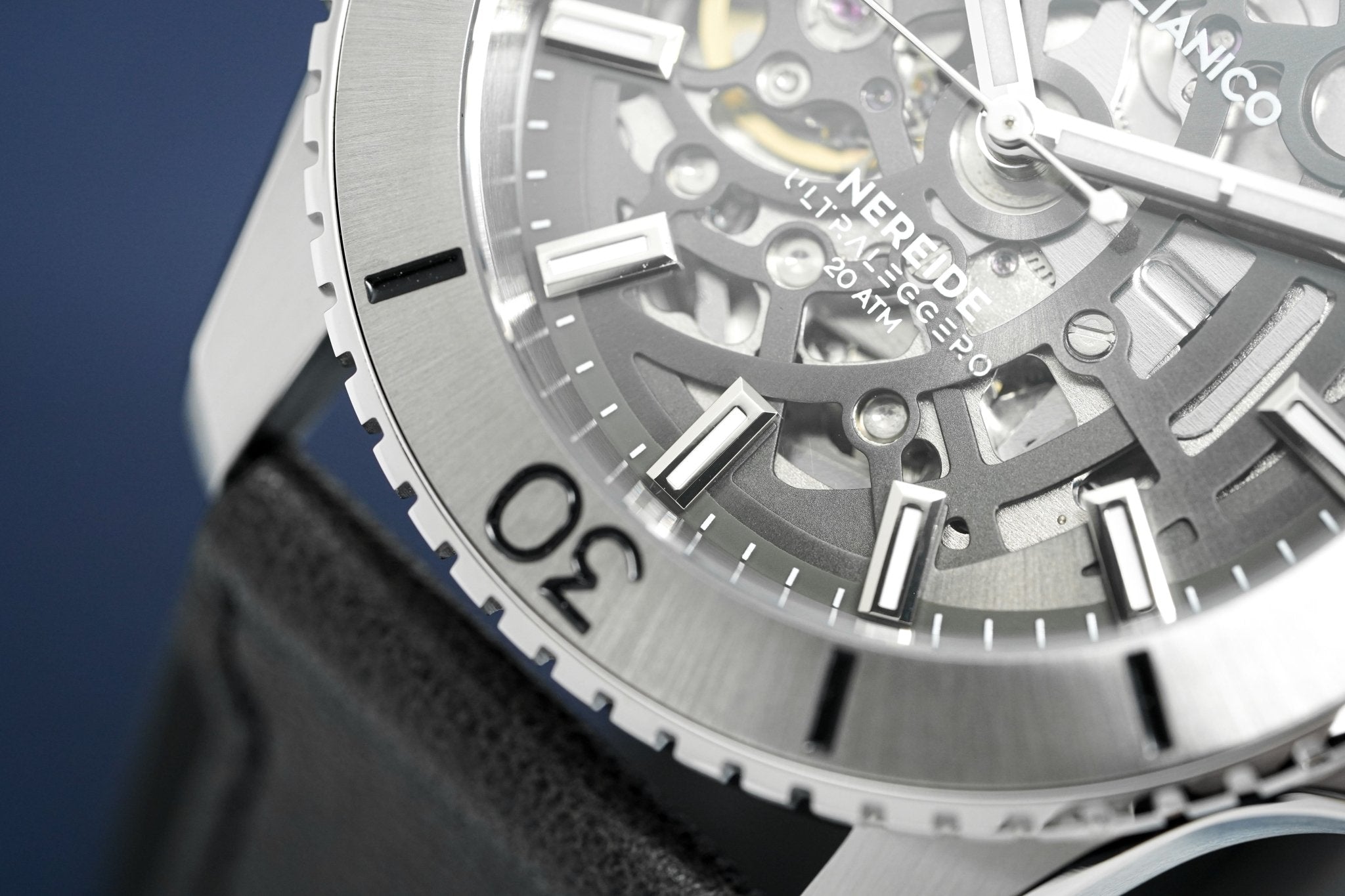 Venezianico Automatic Watch Nereide UltraLeggero Skeleton Black 3921503-GR8 Sunglasses