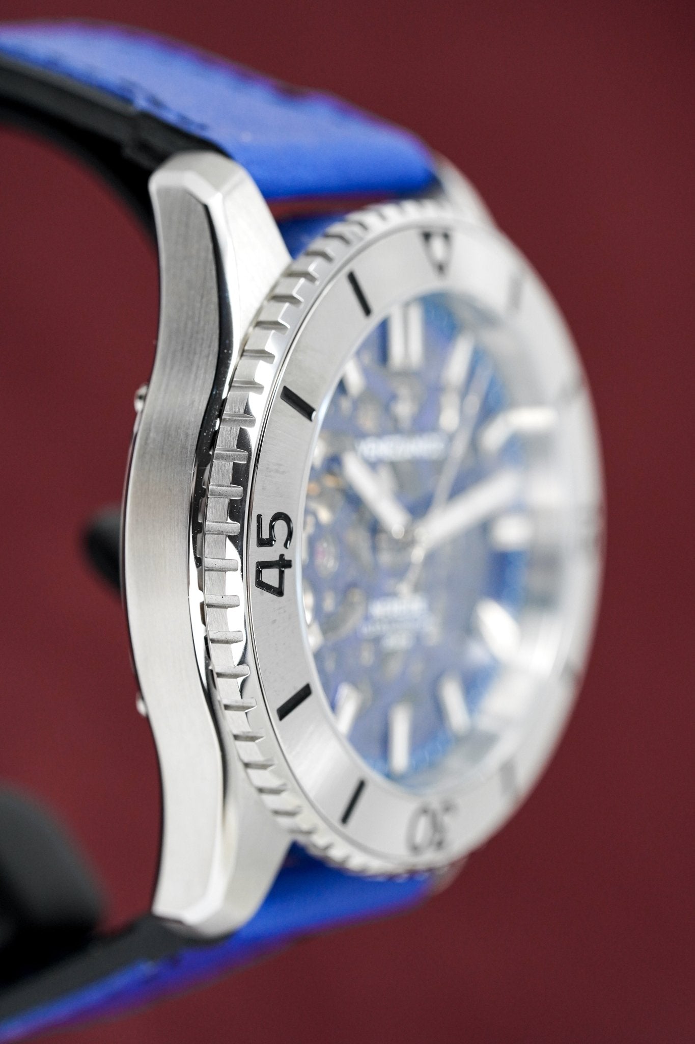 Venezianico Automatic Watch Nereide UltraLeggero Skeleton Blue 3921502-GR8 Sunglasses