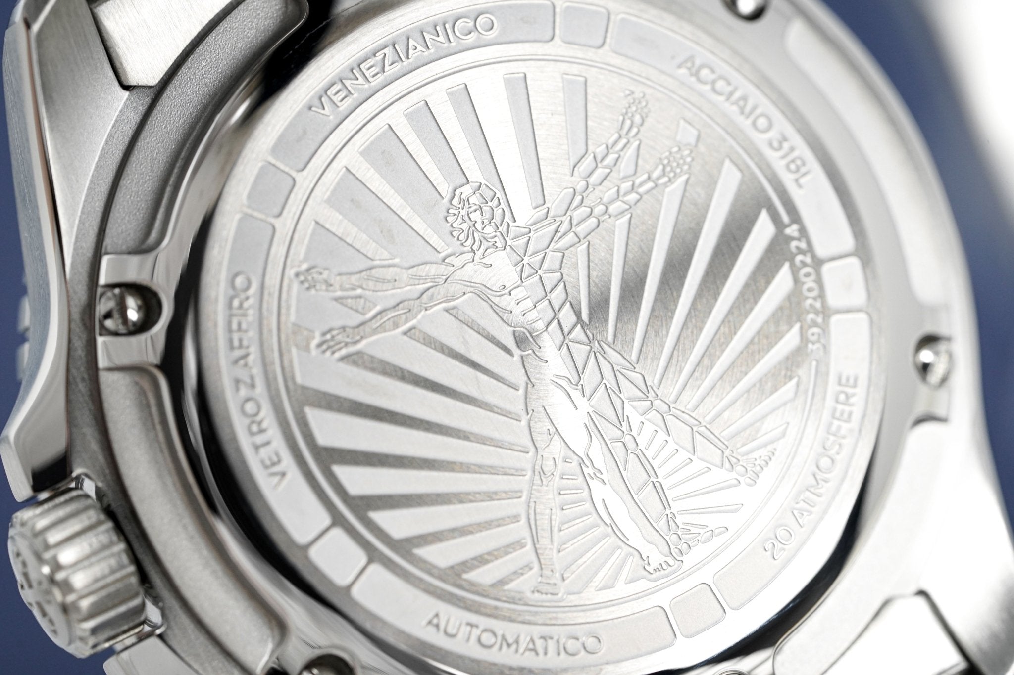 Venezianico Automatic Watch Nereide UltraLeggero Skeleton Canova Bracelet 3921503C-GR8 Sunglasses