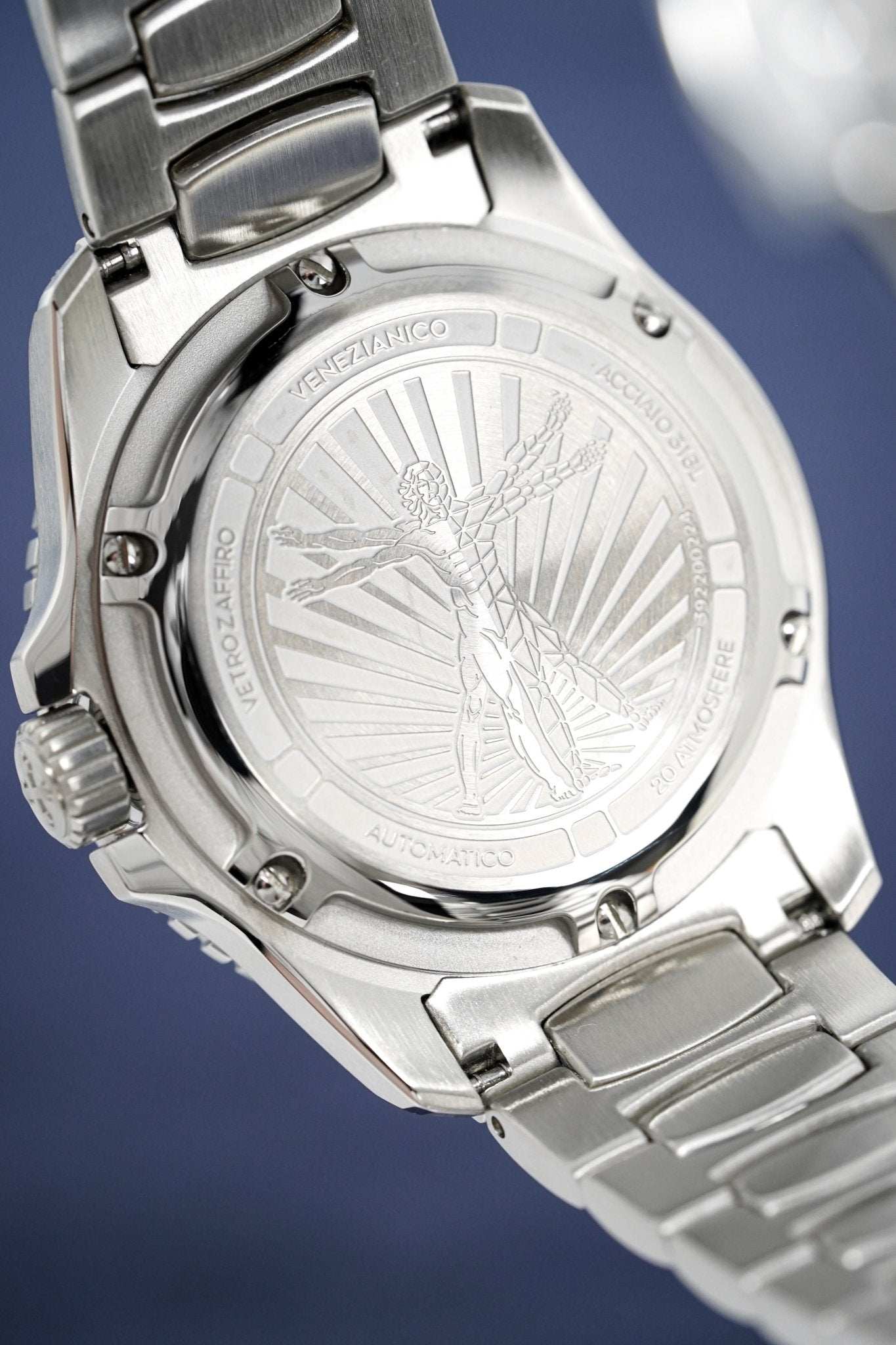 Venezianico Automatic Watch Nereide UltraLeggero Skeleton Canova Bracelet 3921503C-GR8 Sunglasses